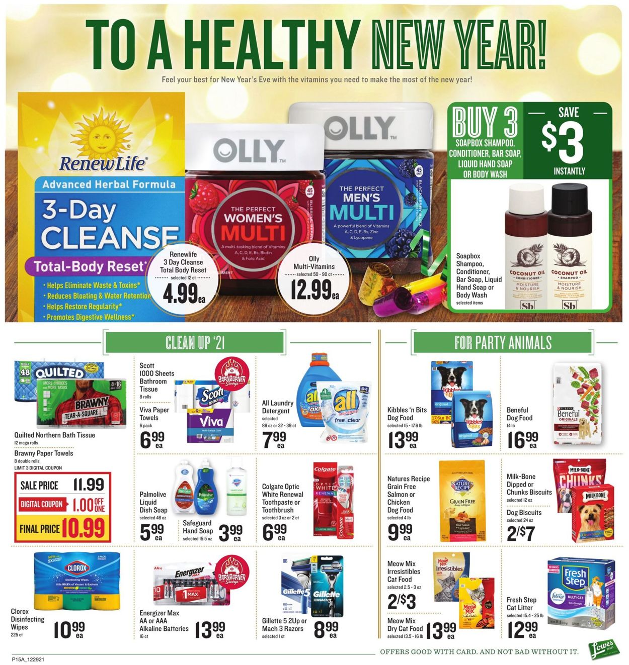 Lowes Foods Weekly Ad Circular - valid 12/29-01/04/2022 (Page 15)