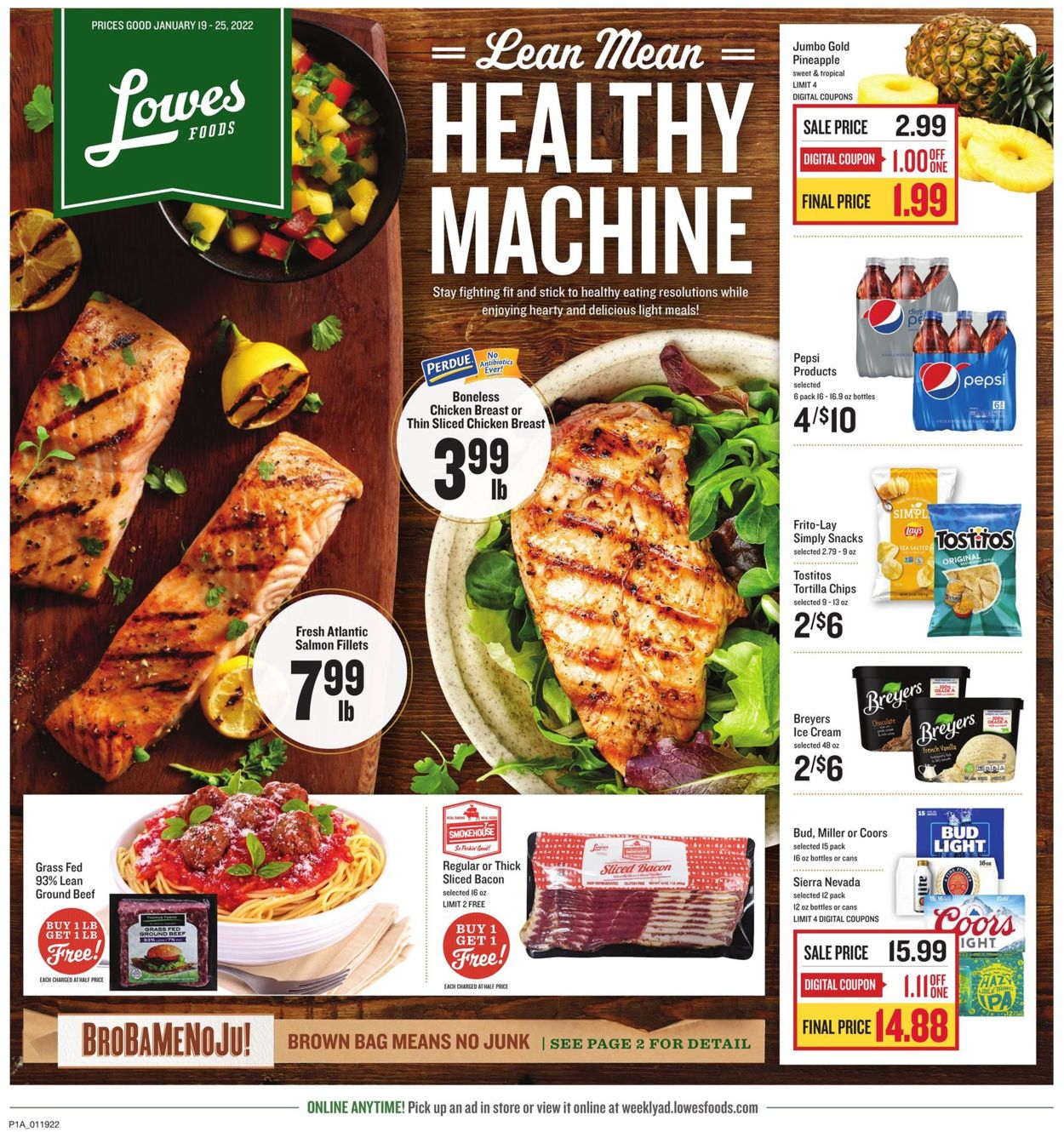 Lowes Foods Weekly Ad Circular - valid 01/19-01/25/2022