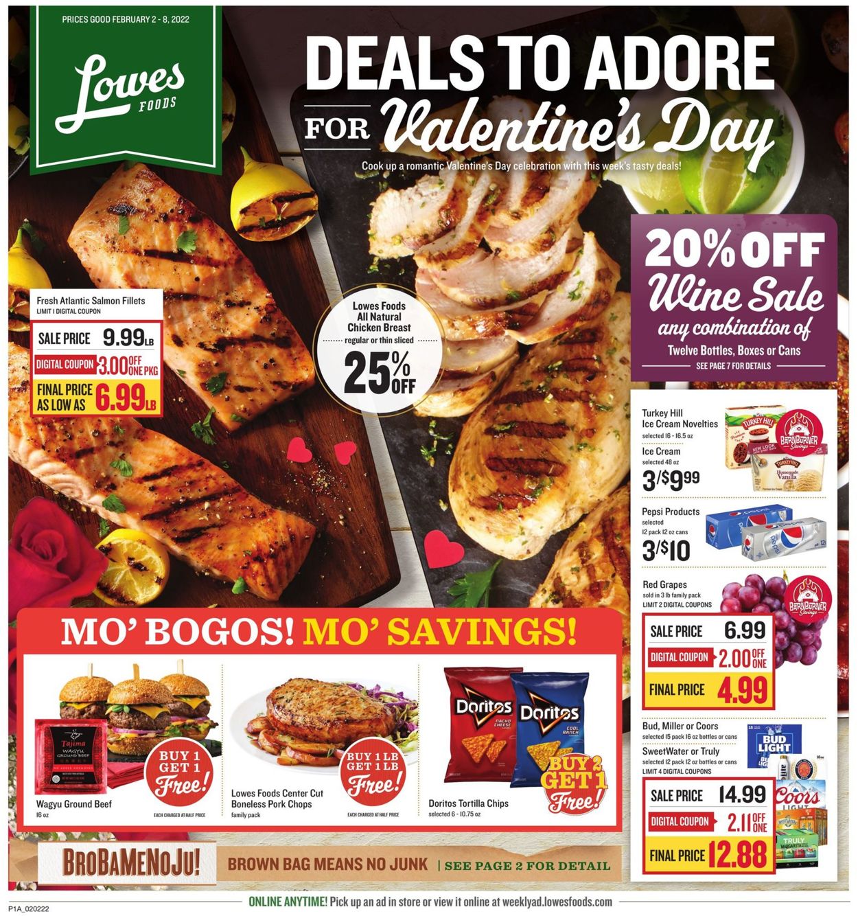 Lowes Foods Weekly Ad Circular - valid 02/02-02/08/2022
