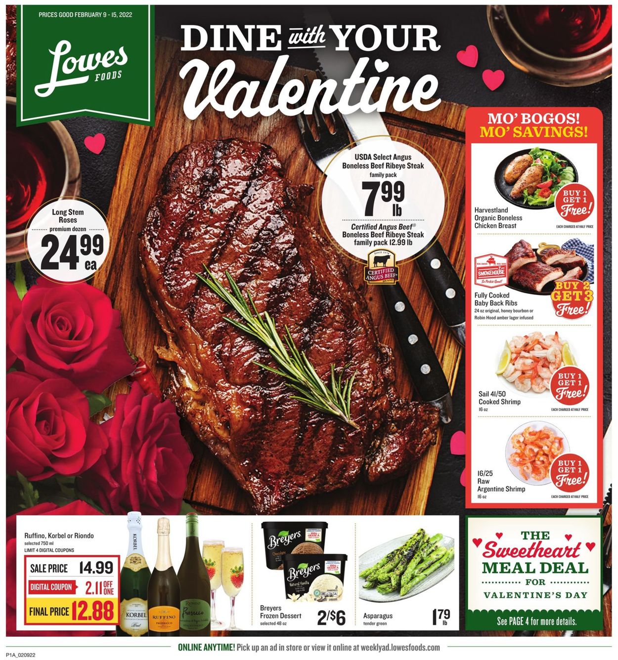 Lowes Foods Weekly Ad Circular - valid 02/09-02/15/2022