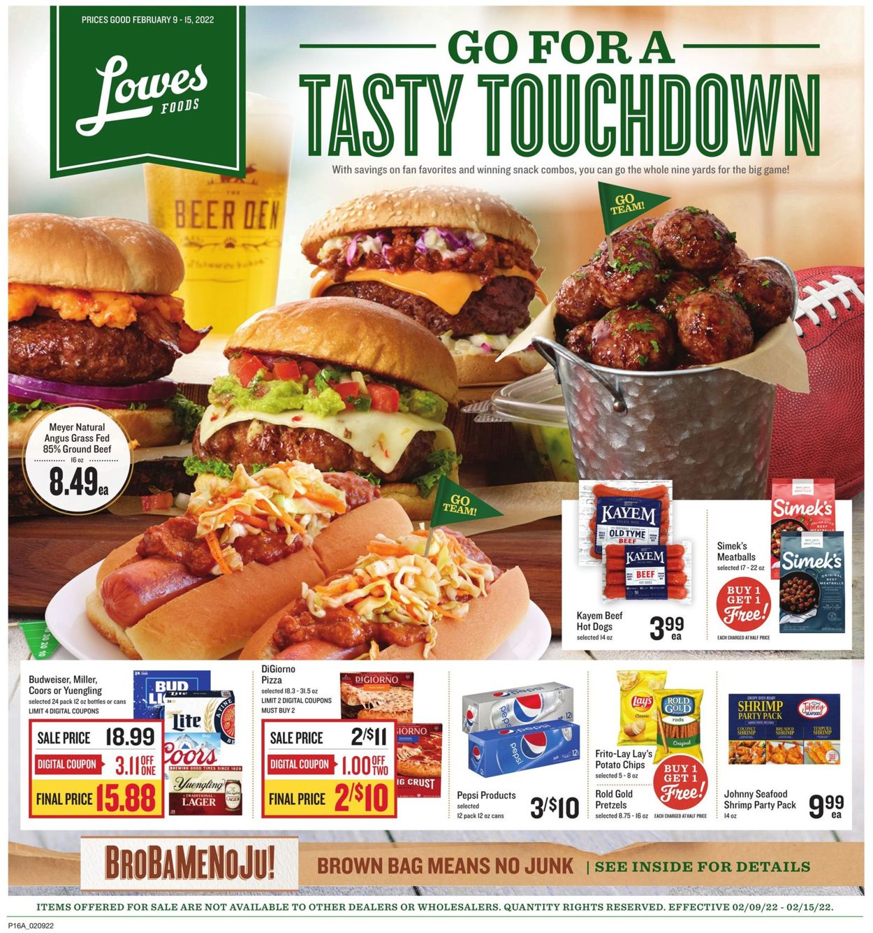 Lowes Foods Weekly Ad Circular - valid 02/09-02/15/2022 (Page 21)
