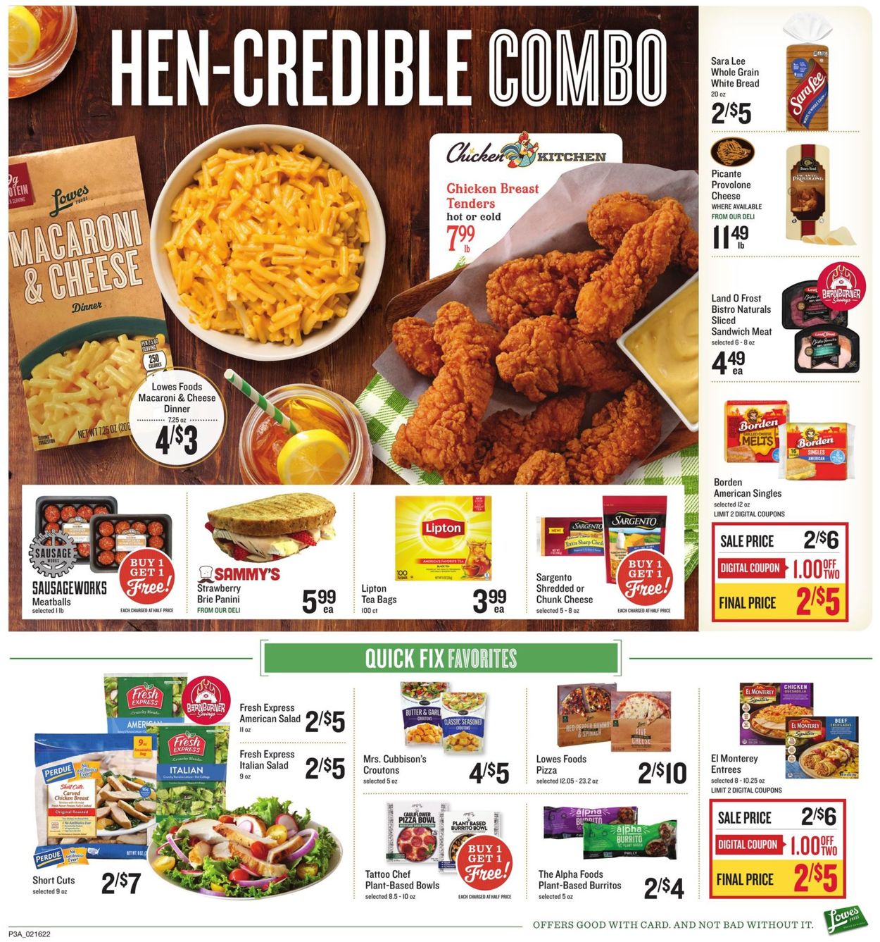 Lowes Foods Weekly Ad Circular - valid 02/16-02/22/2022 (Page 4)