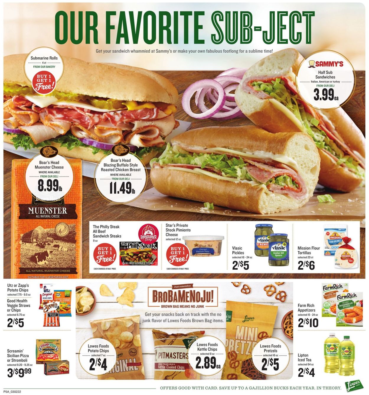 Lowes Foods Weekly Ad Circular - valid 03/02-03/08/2022 (Page 7)