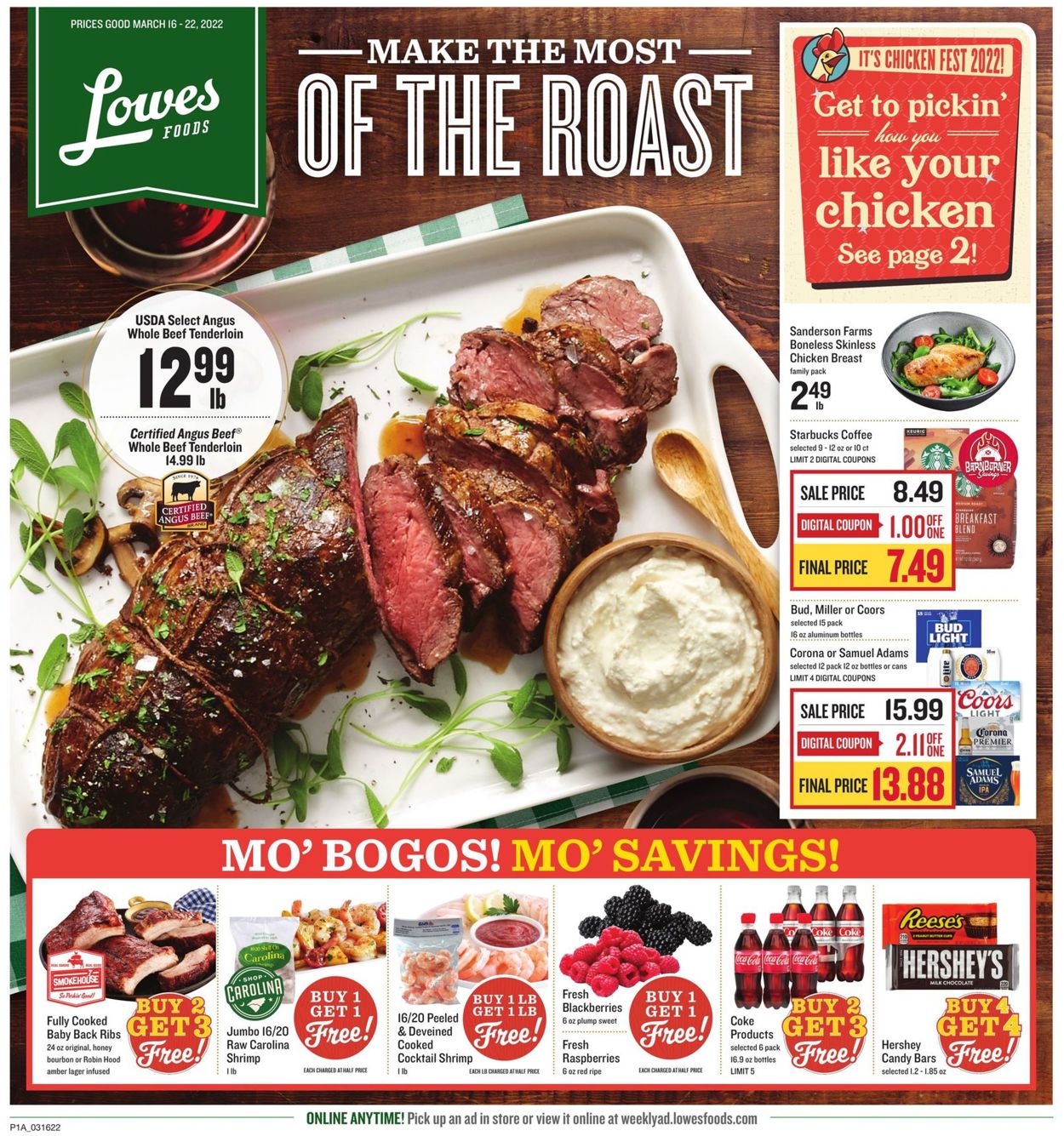 Lowes Foods Weekly Ad Circular - valid 03/16-03/22/2022