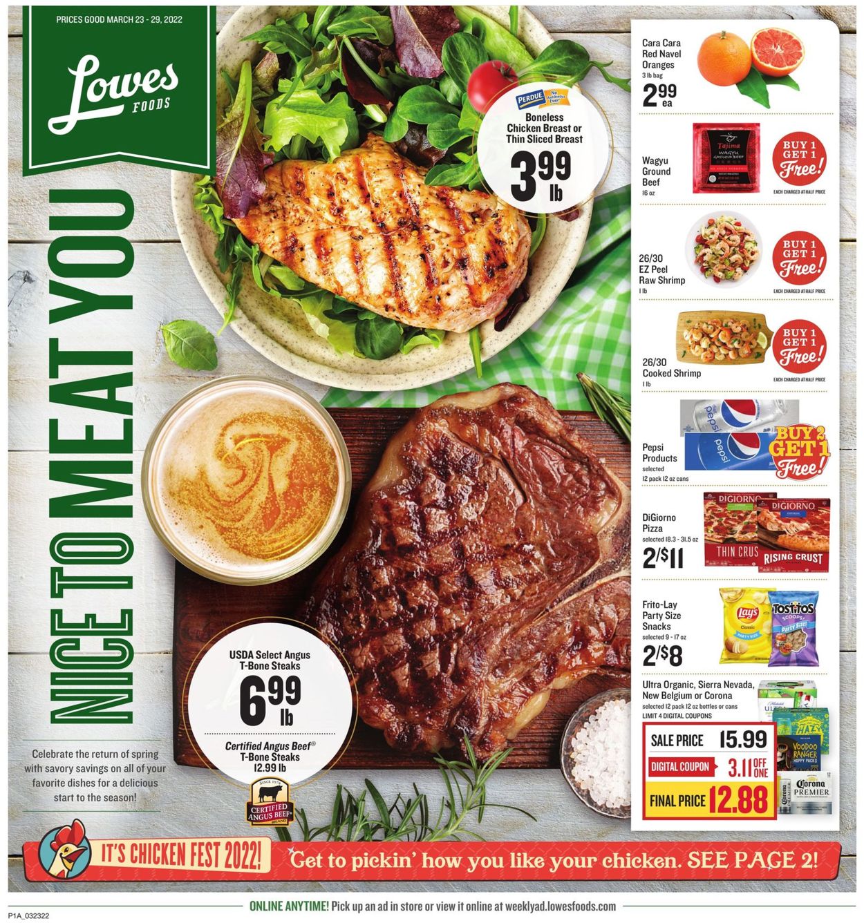 Lowes Foods Weekly Ad Circular - valid 03/23-03/29/2022