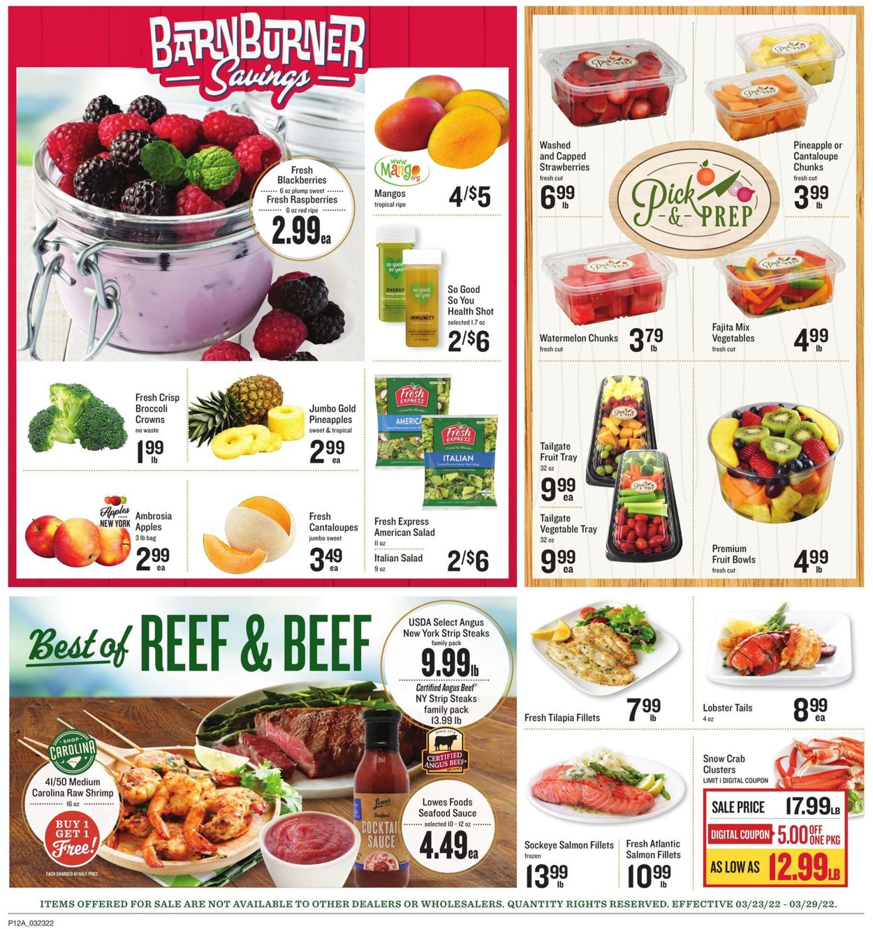 Lowes Foods Weekly Ad Circular - valid 03/23-03/29/2022 (Page 17)