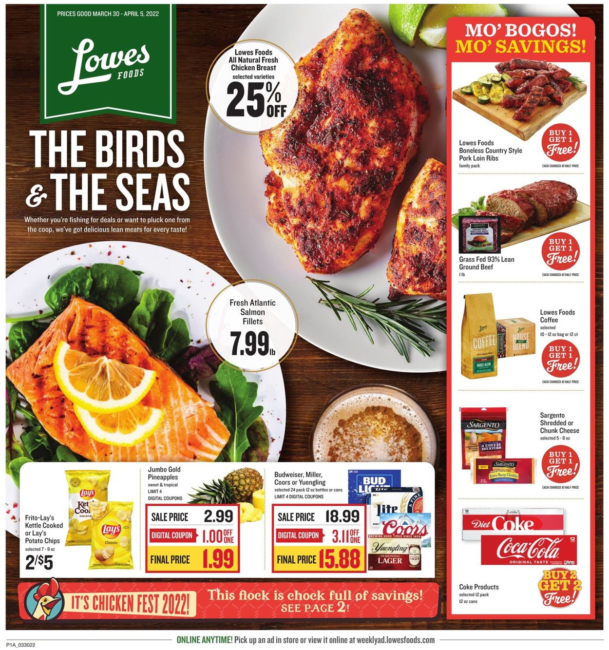 Lowes Foods Weekly Ad Circular - valid 03/30-04/05/2022