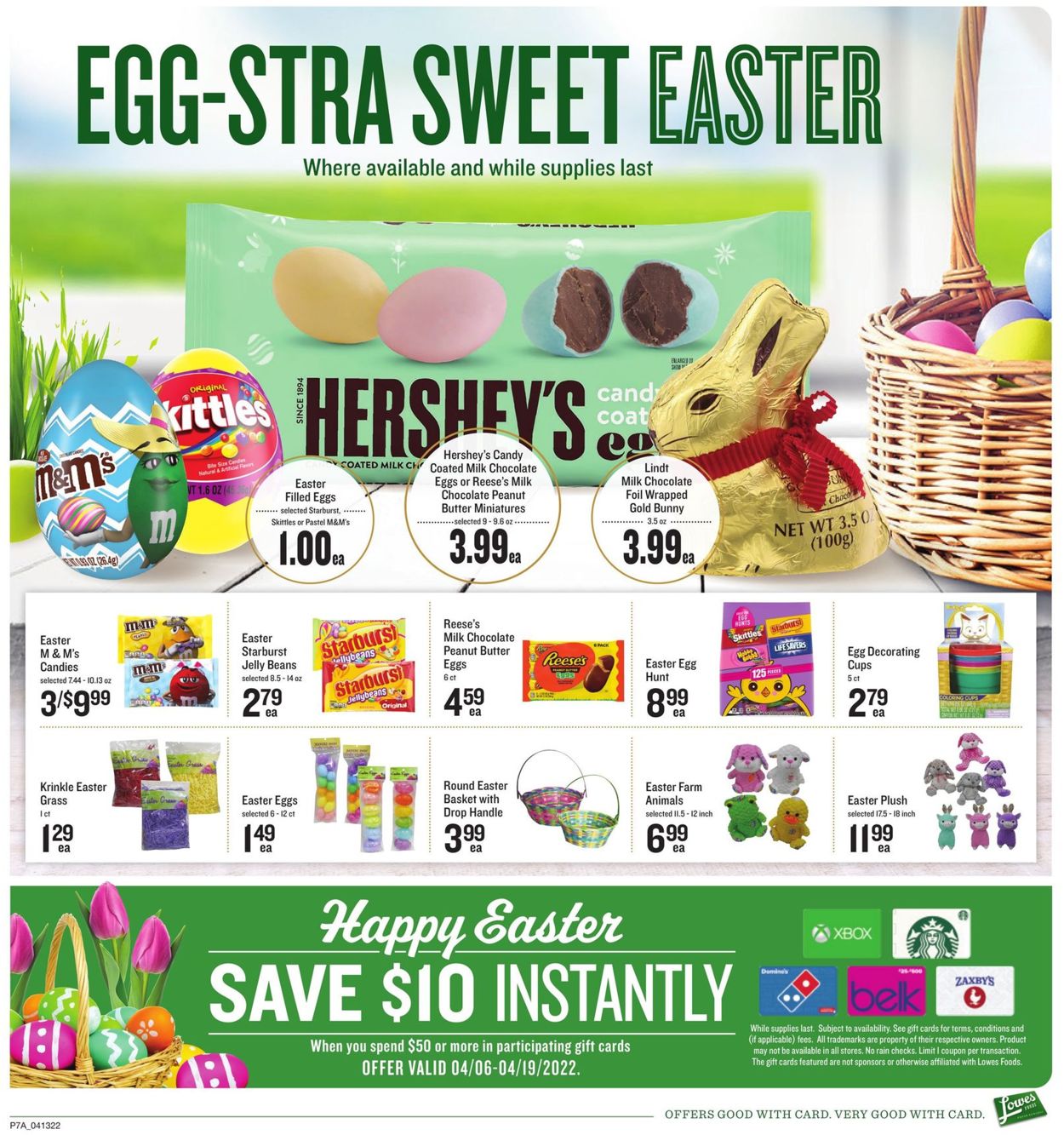 Lowes Foods EASTER 2022 Weekly Ad Circular - valid 04/13-04/19/2022 (Page 10)