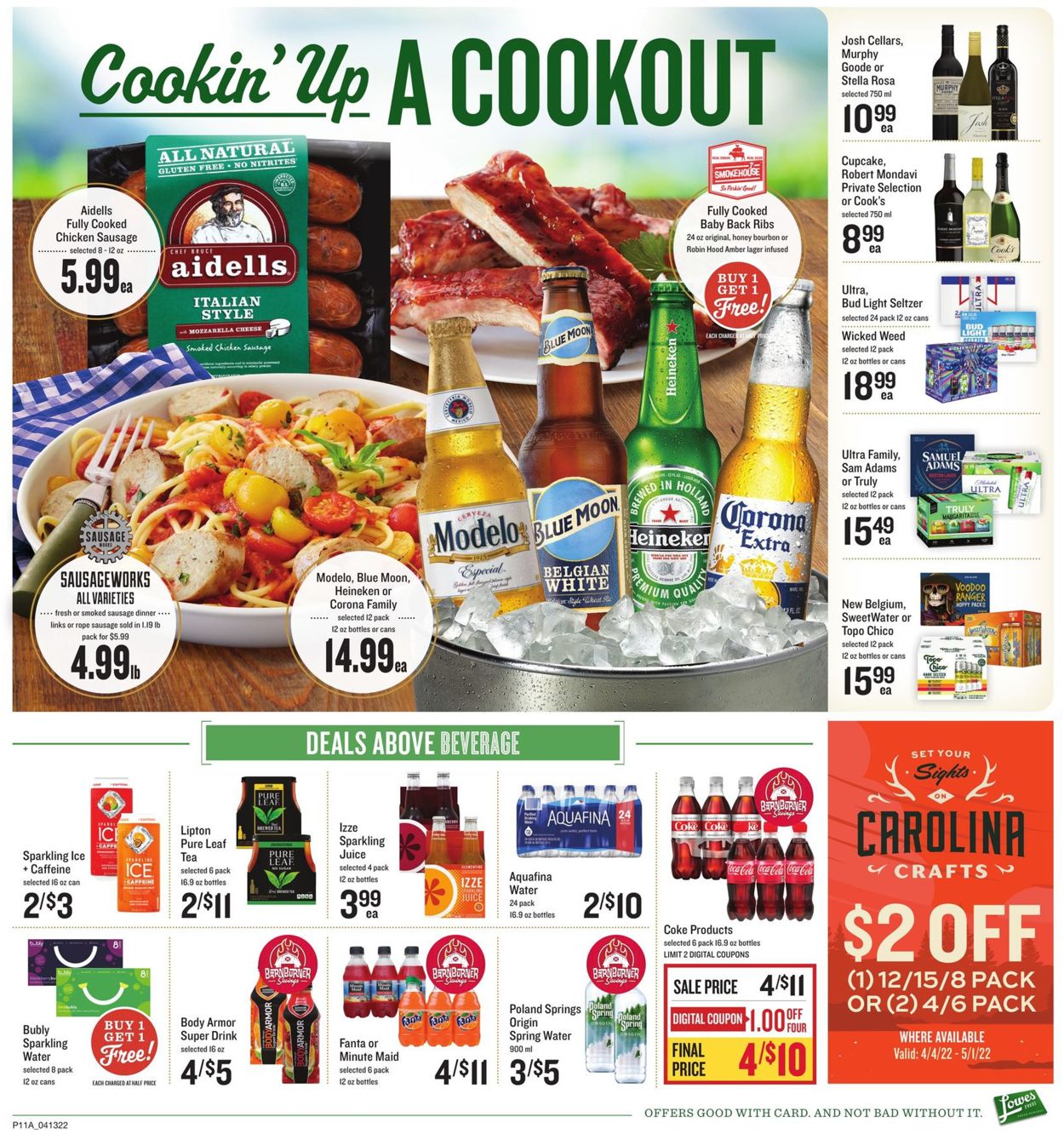 Lowes Foods EASTER 2022 Weekly Ad Circular - valid 04/13-04/19/2022 (Page 15)