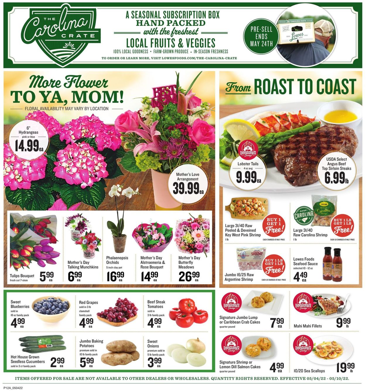 Lowes Foods Weekly Ad Circular - valid 05/04-05/10/2022 (Page 17)