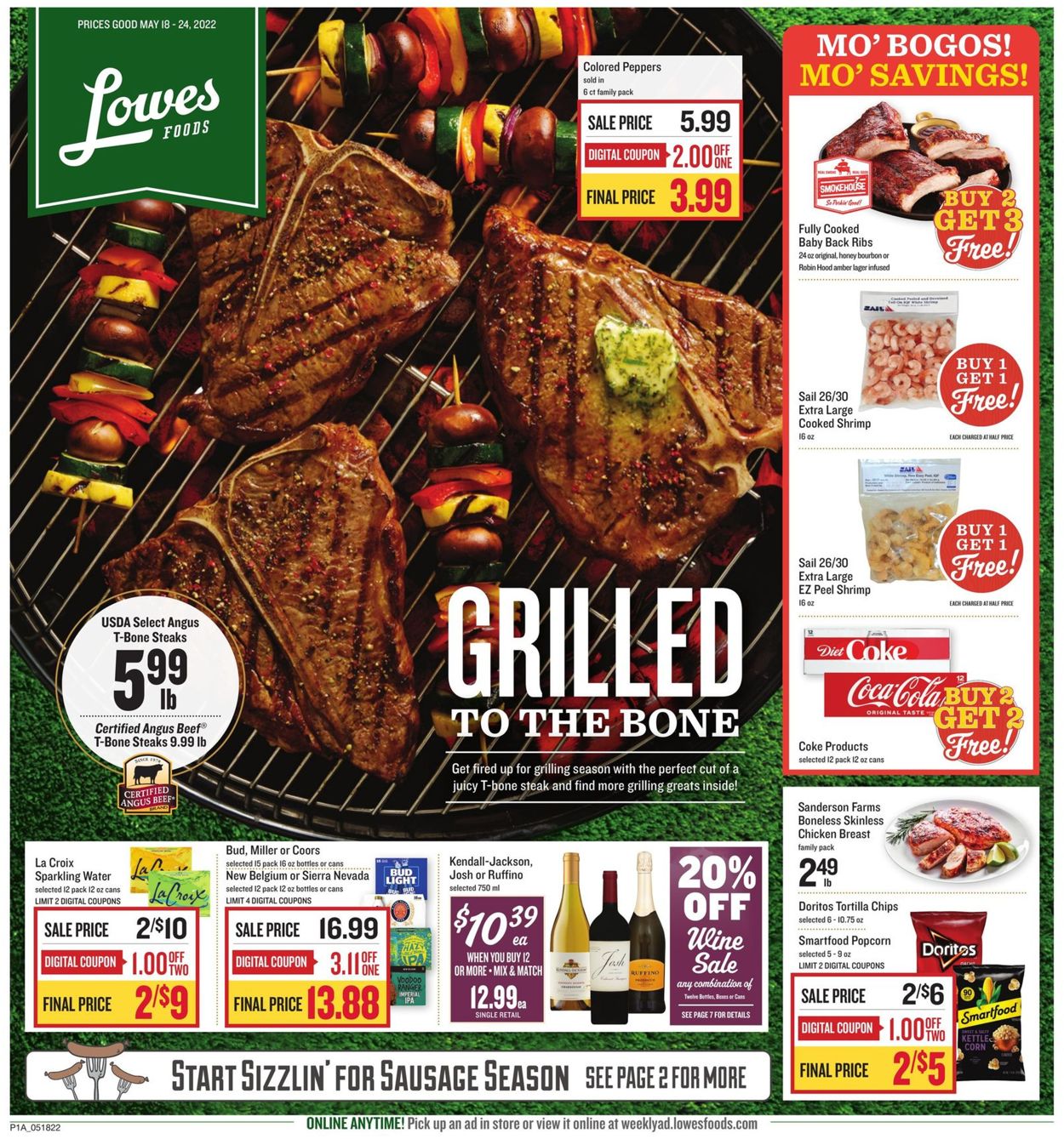 Lowes Foods Weekly Ad Circular - valid 05/18-05/24/2022