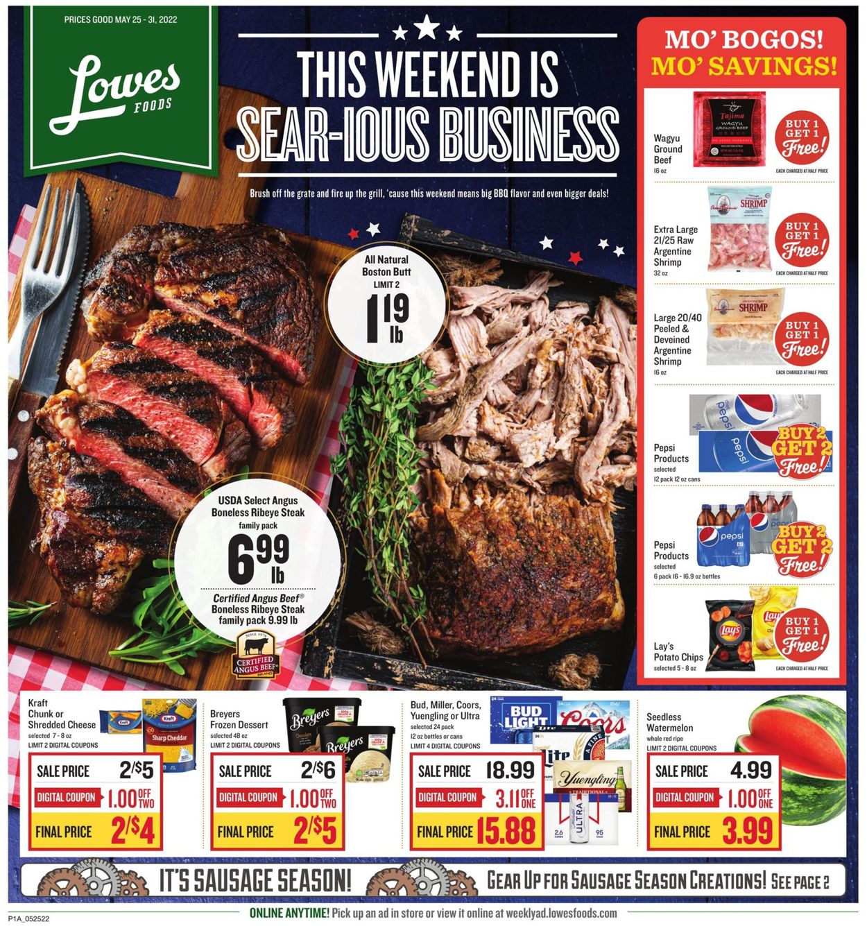 Lowes Foods Weekly Ad Circular - valid 05/25-05/31/2022