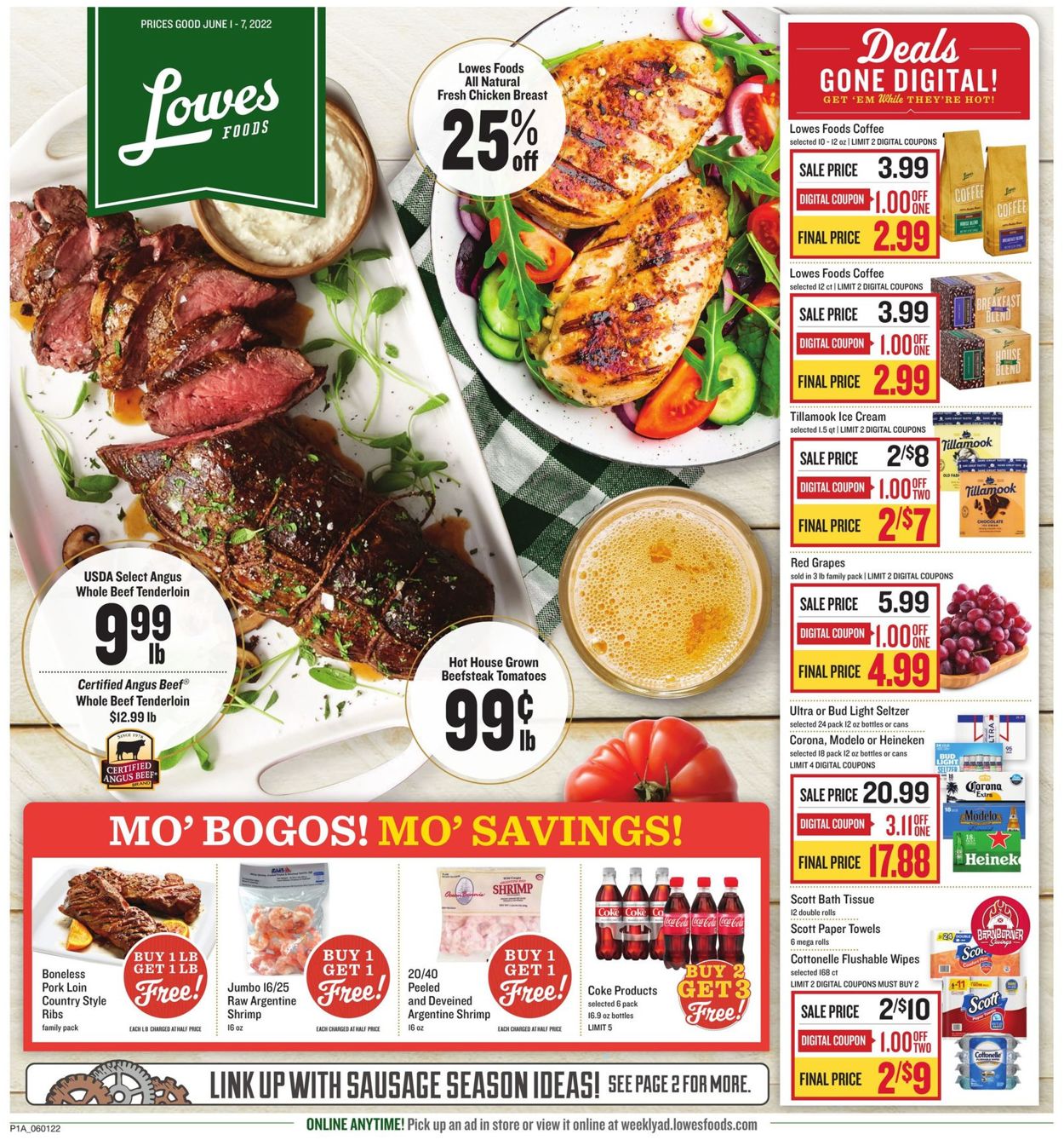 Lowes Foods Weekly Ad Circular - valid 06/01-06/07/2022