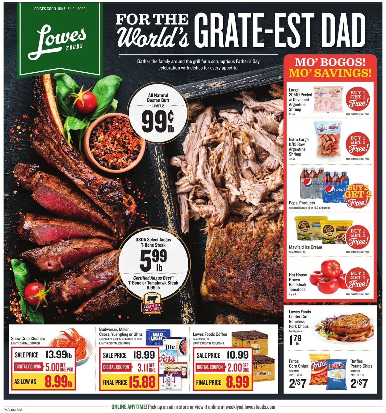 Lowes Foods Weekly Ad Circular - valid 06/15-06/21/2022