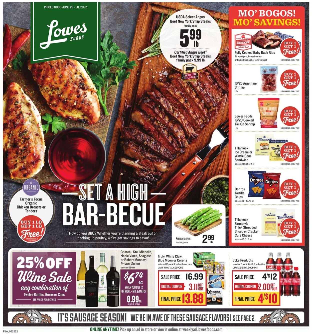 Lowes Foods Weekly Ad Circular - valid 06/22-06/28/2022