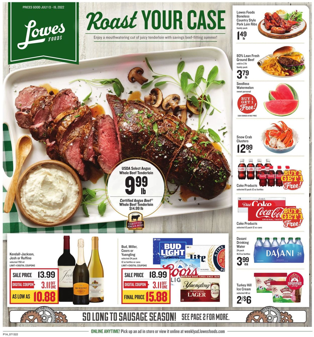 Lowes Foods Weekly Ad Circular - valid 07/13-07/19/2022