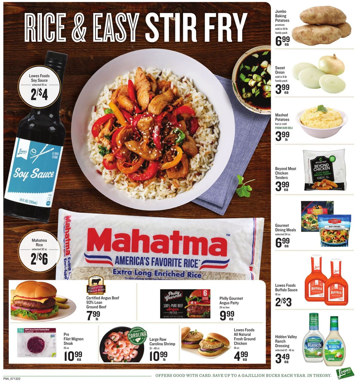 Lowes Foods Weekly Ad Circular - valid 07/13-07/19/2022 (Page 9)