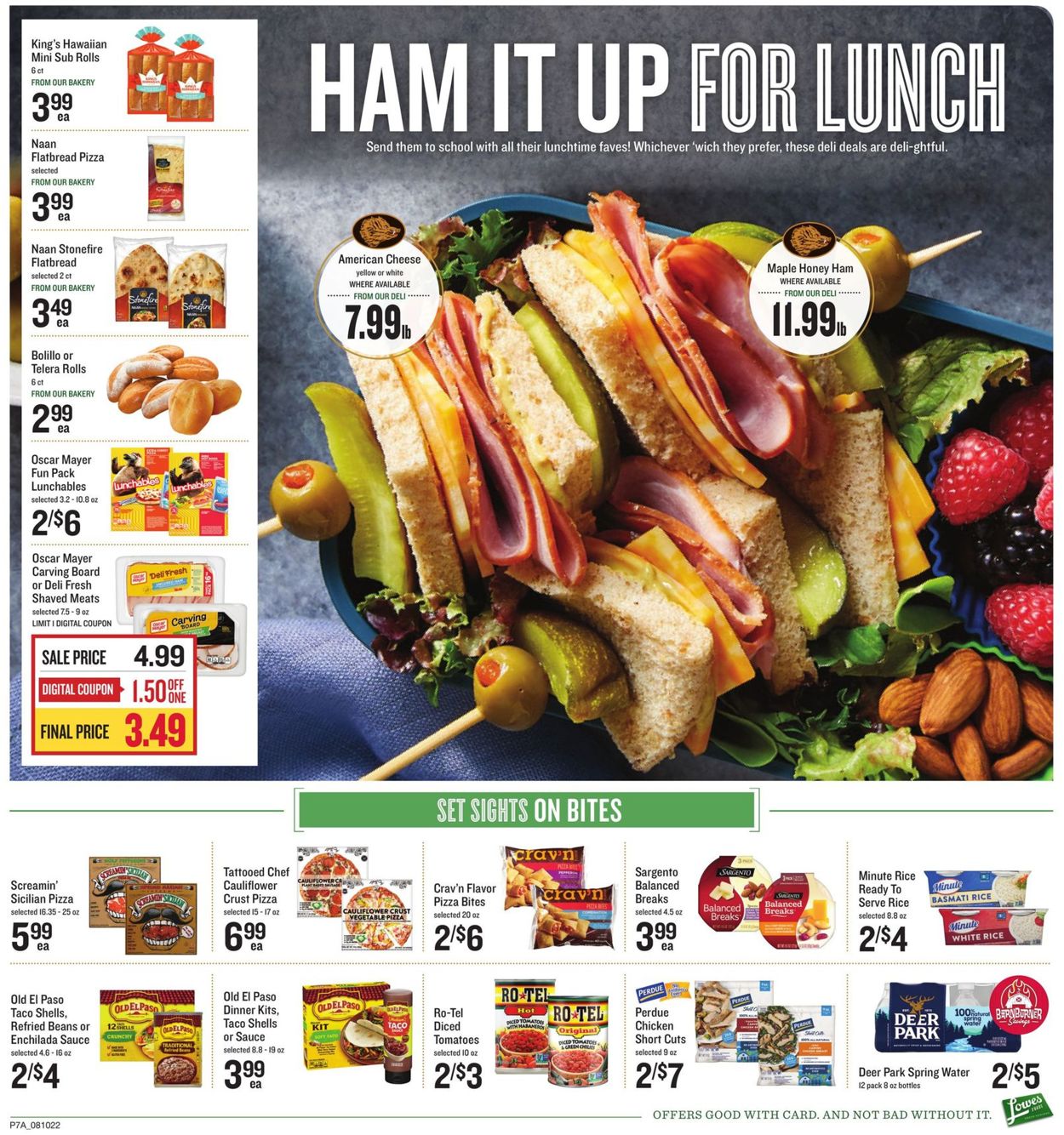 Lowes Foods Weekly Ad Circular - valid 08/10-08/16/2022 (Page 7)