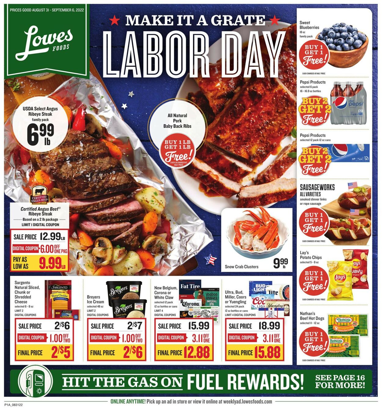 Lowes Foods Weekly Ad Circular - valid 08/31-09/06/2022