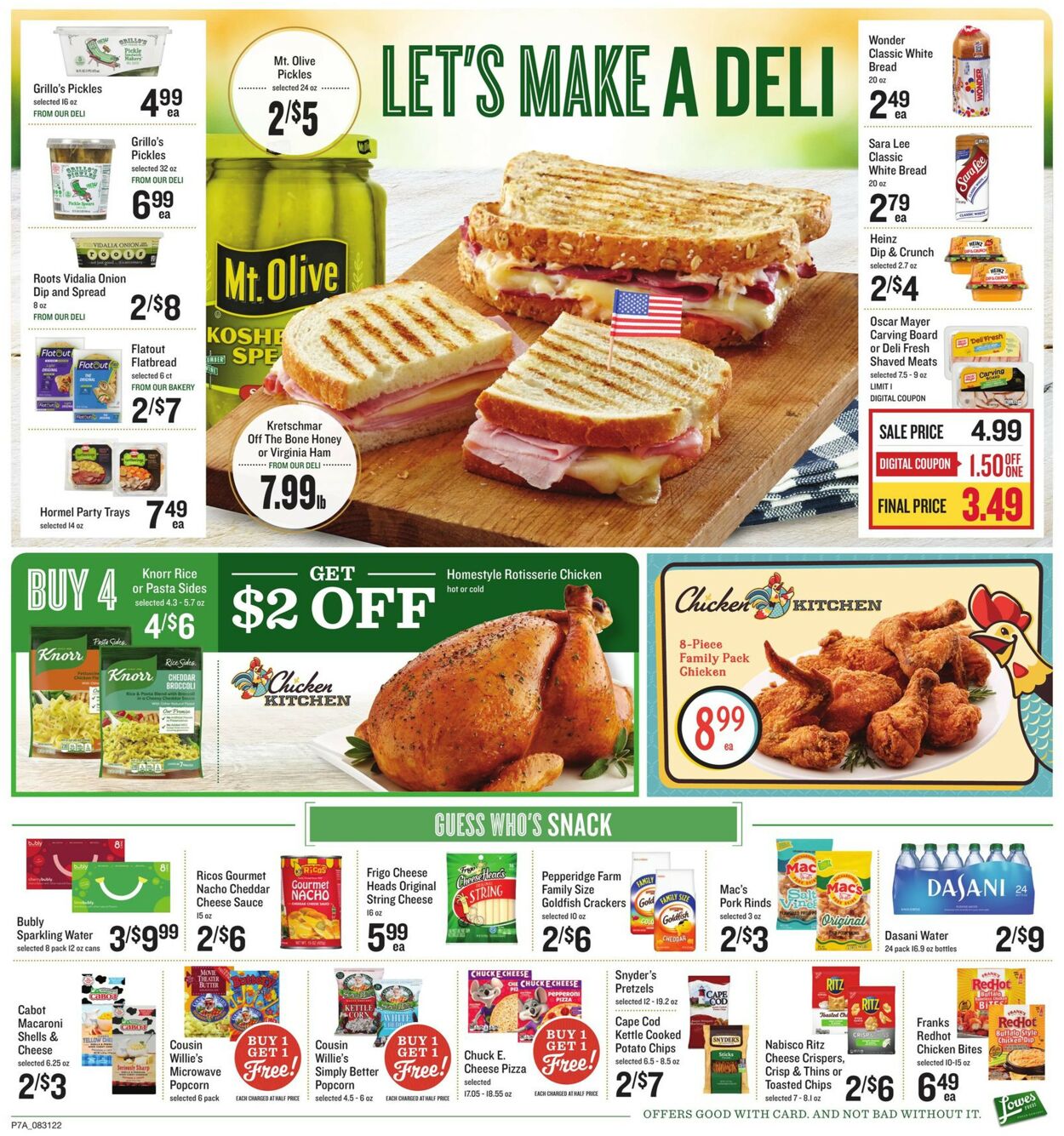 Lowes Foods Weekly Ad Circular - valid 08/31-09/06/2022 (Page 9)
