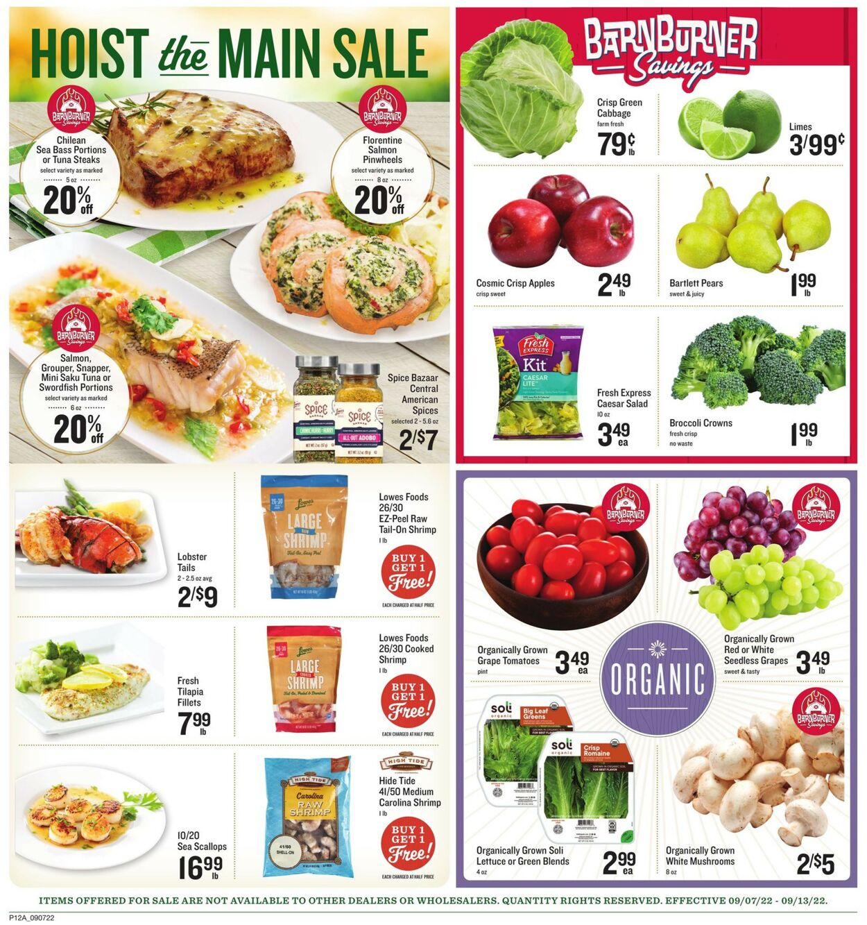 Lowes Foods Weekly Ad Circular - valid 09/07-09/13/2022 (Page 12)