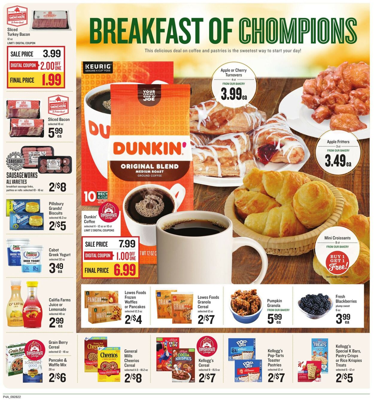Lowes Foods Weekly Ad Circular - valid 09/28-10/04/2022 (Page 4)