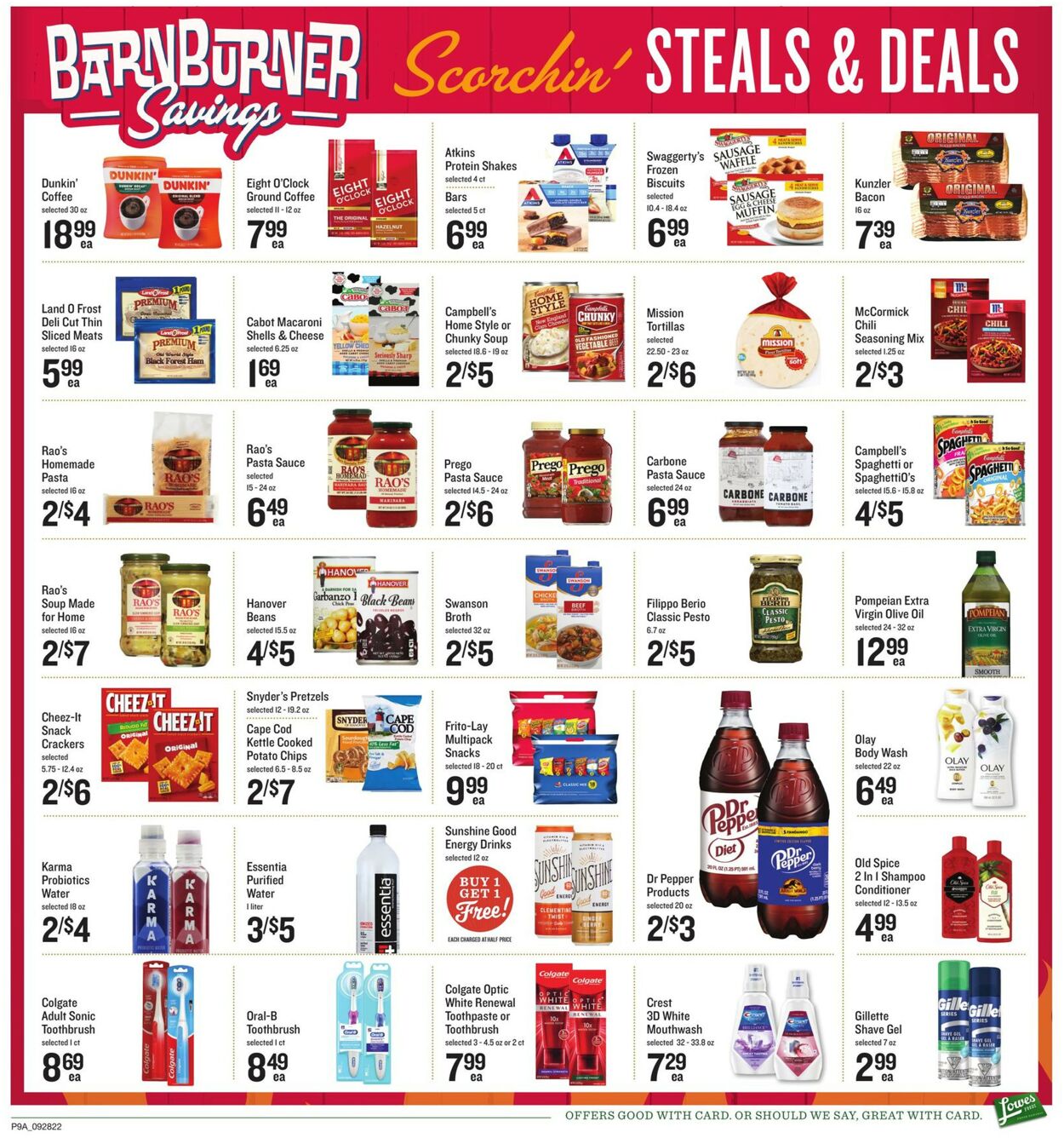 Lowes Foods Weekly Ad Circular - valid 09/28-10/04/2022 (Page 9)