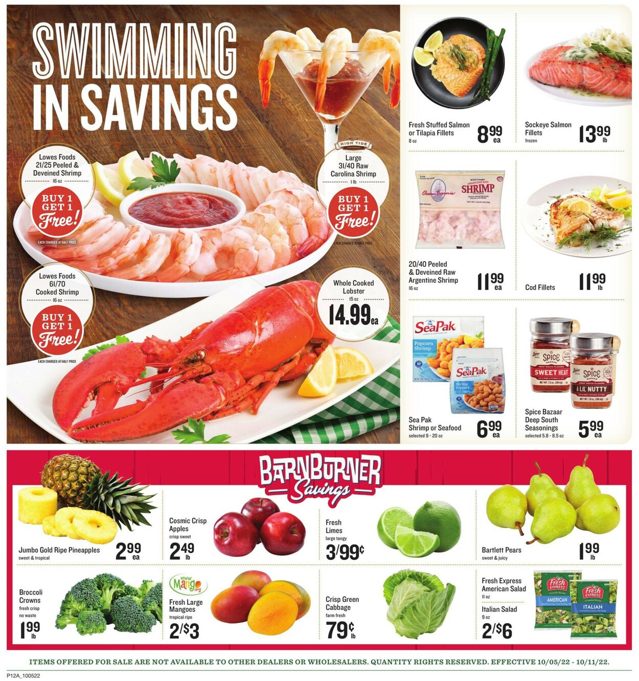 Lowes Foods Weekly Ad Circular - valid 10/05-10/11/2022 (Page 12)