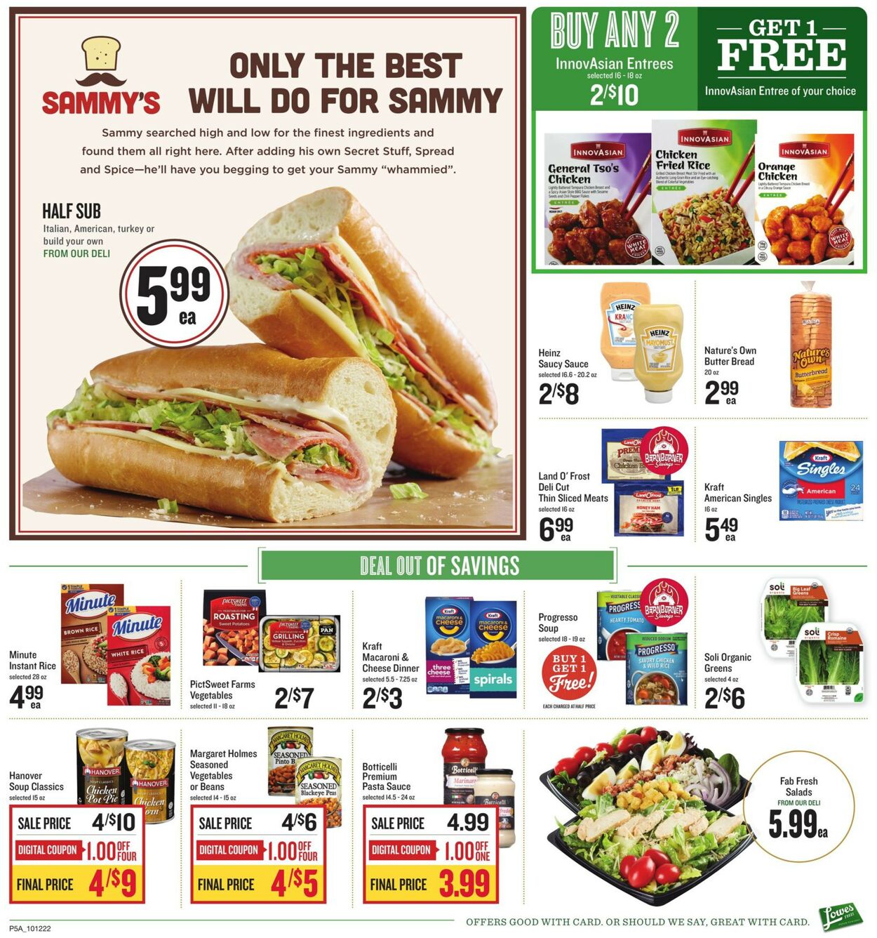 Lowes Foods Weekly Ad Circular - valid 10/12-10/18/2022 (Page 5)