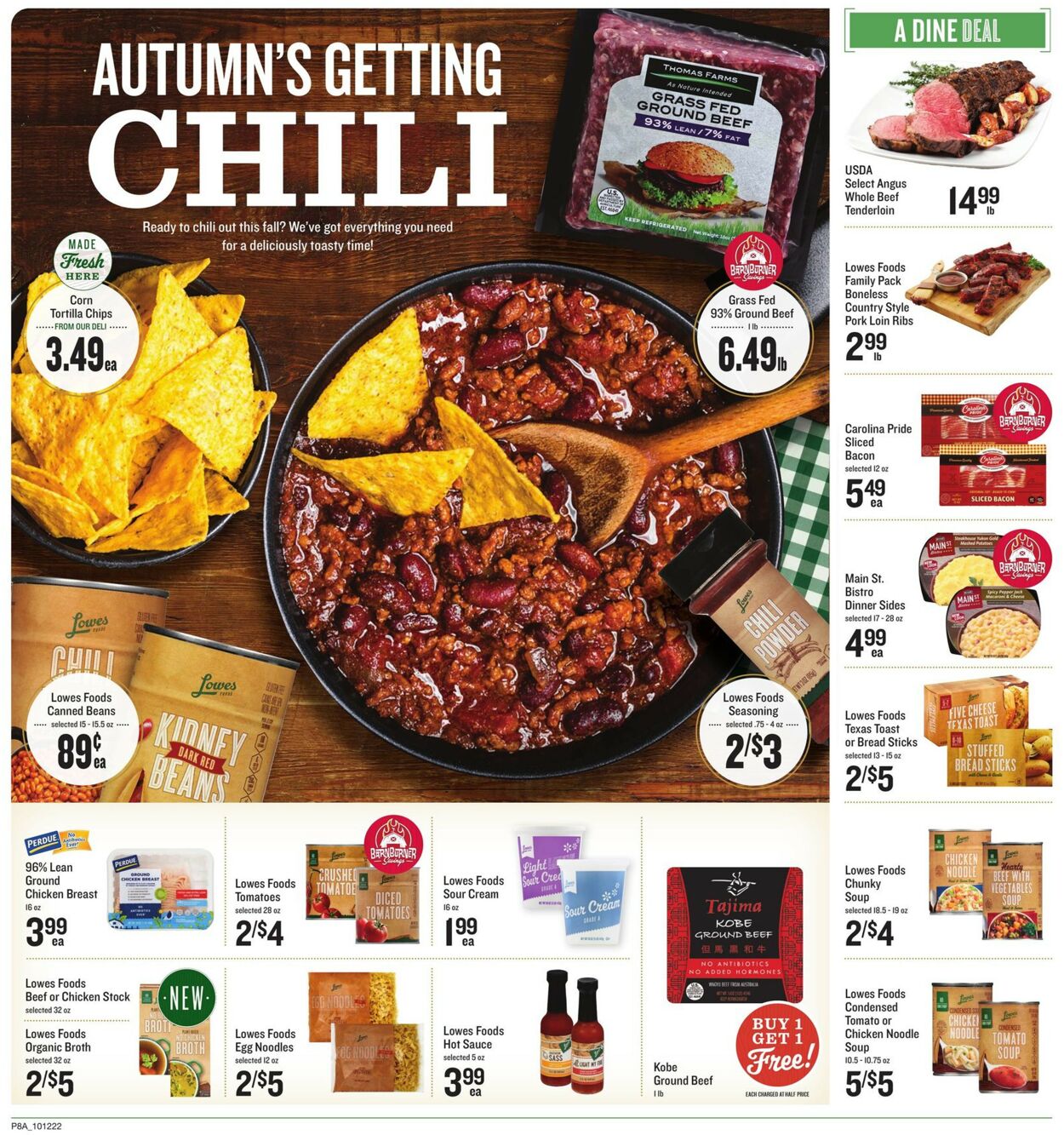 Lowes Foods Weekly Ad Circular - valid 10/12-10/18/2022 (Page 8)