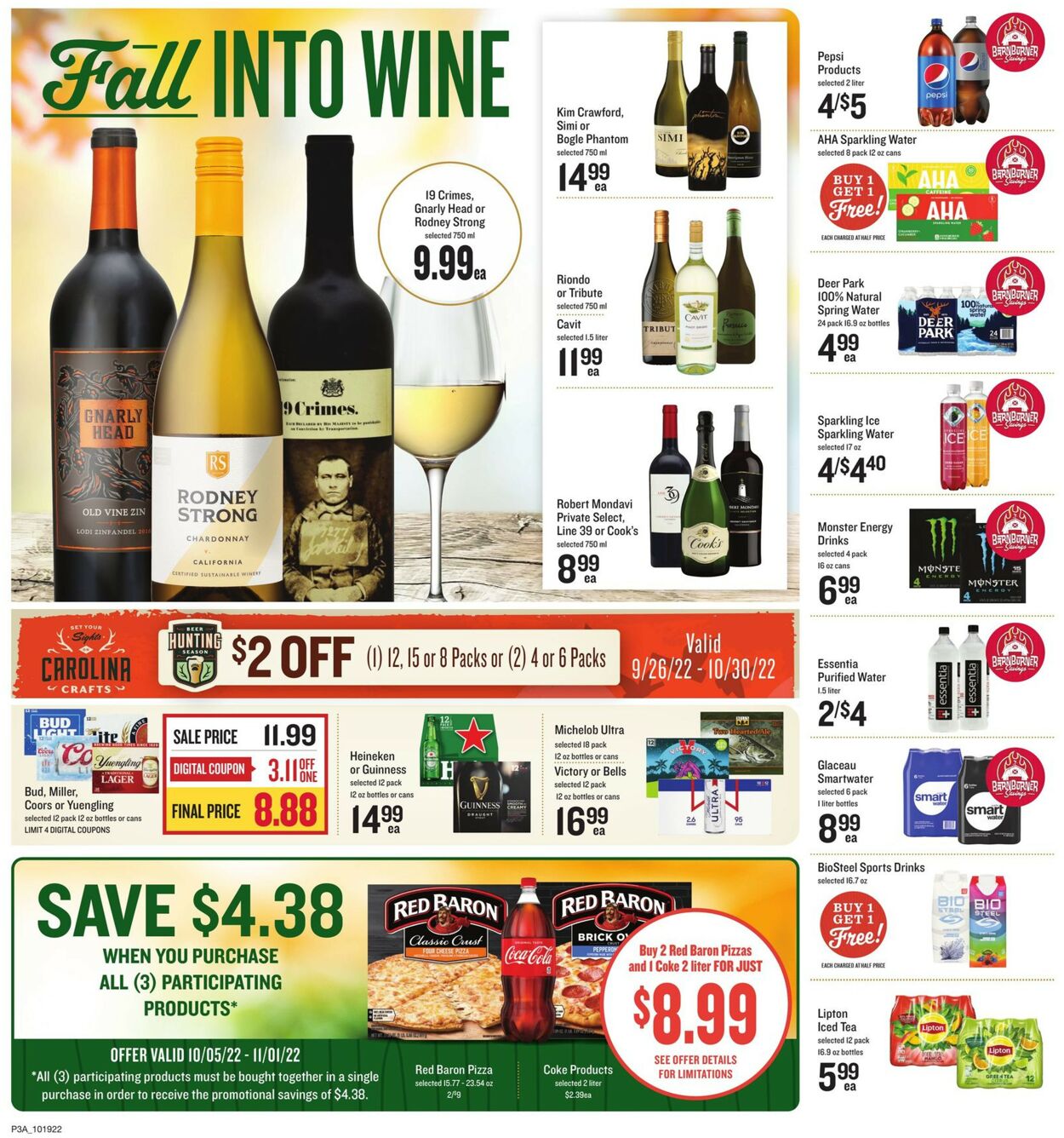 Lowes Foods Weekly Ad Circular - valid 10/19-10/25/2022 (Page 3)