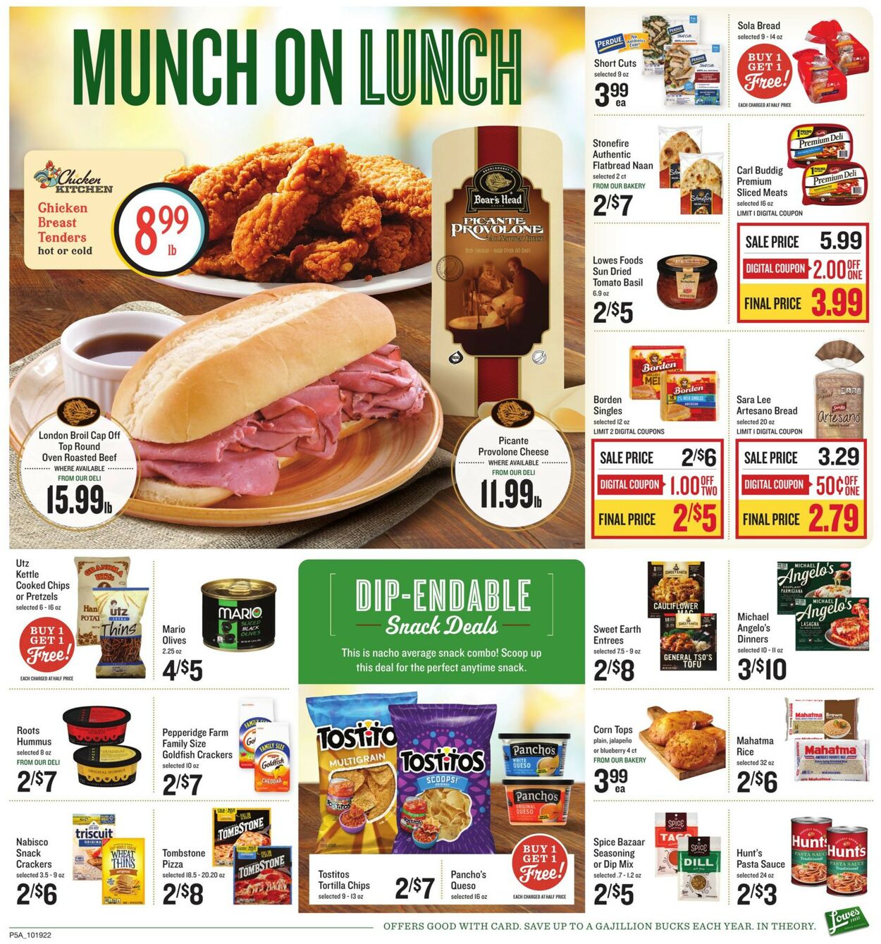 Lowes Foods Weekly Ad Circular - valid 10/19-10/25/2022 (Page 5)