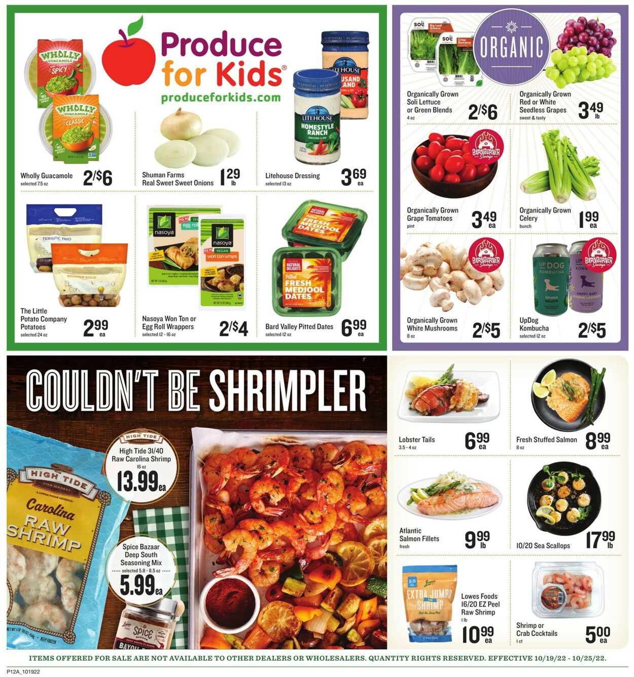 Lowes Foods Weekly Ad Circular - valid 10/19-10/25/2022 (Page 12)