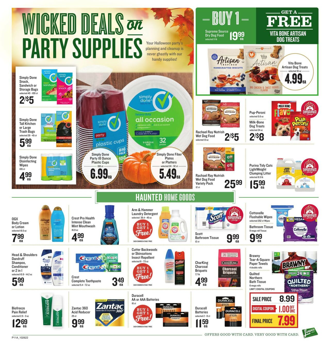 Lowes Foods Weekly Ad Circular - valid 10/26-11/01/2022 (Page 11)