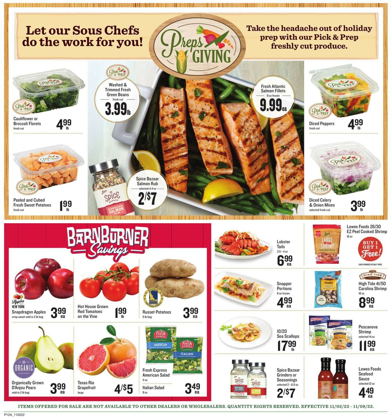 Lowes Foods Weekly Ad Circular - valid 11/02-11/08/2022 (Page 18)