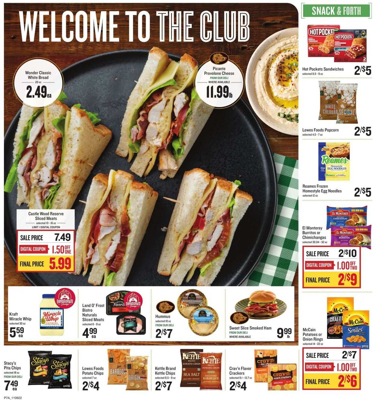 Lowes Foods Weekly Ad Circular - valid 11/09-11/15/2022 (Page 9)
