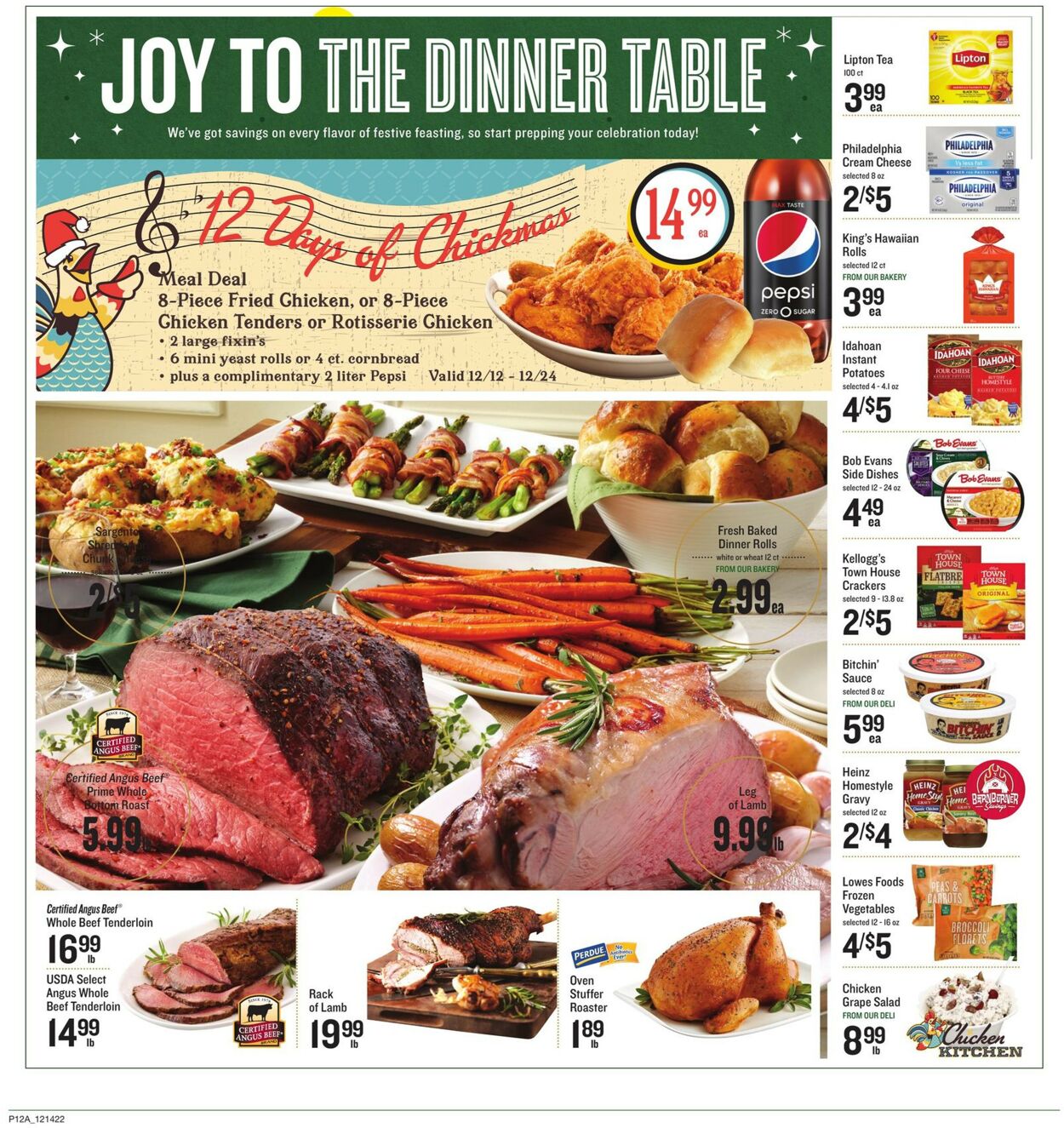 Lowes Foods Weekly Ad Circular - valid 12/14-12/24/2022 (Page 17)