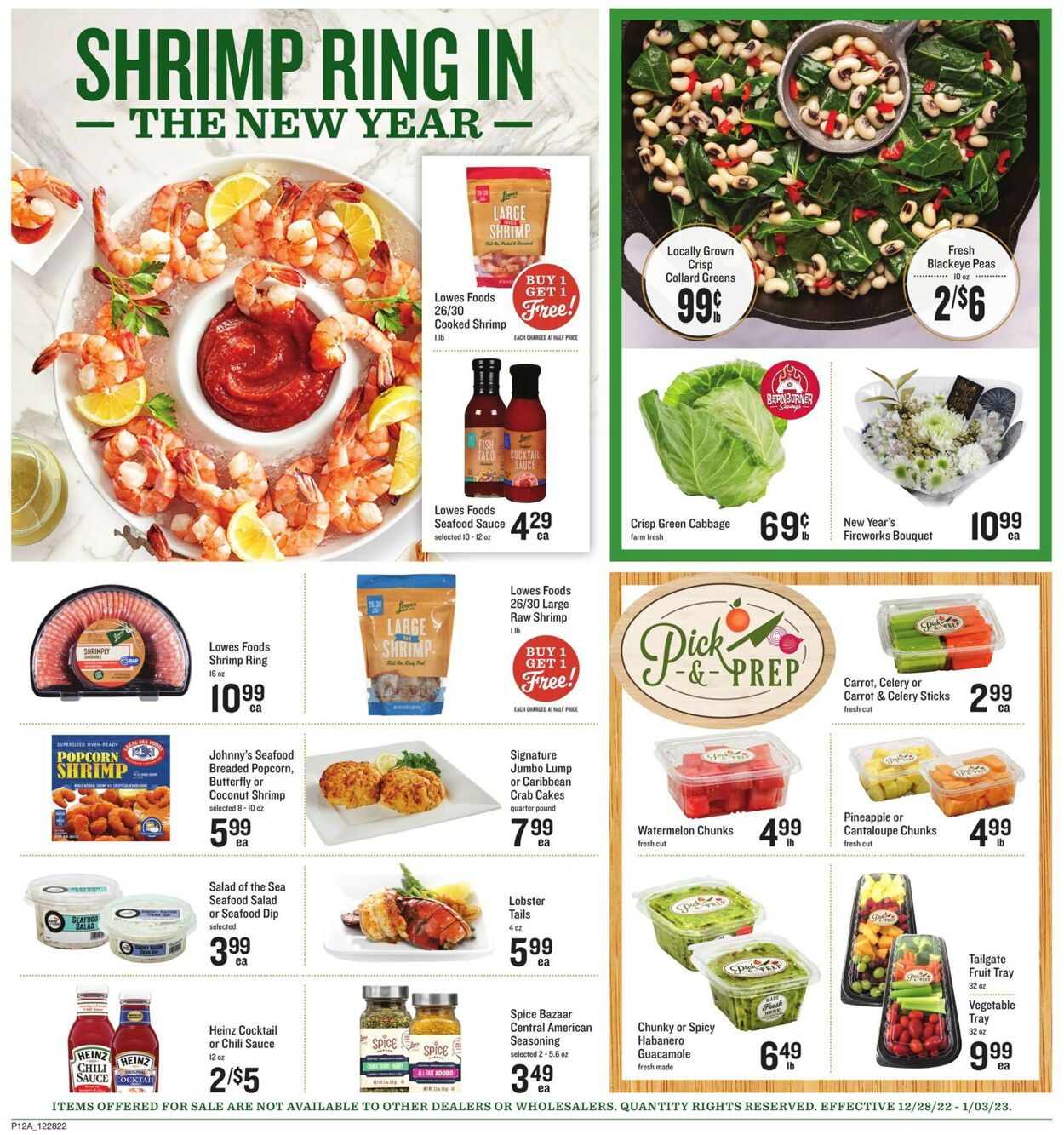 Lowes Foods Weekly Ad Circular - valid 12/28-01/03/2023 (Page 12)