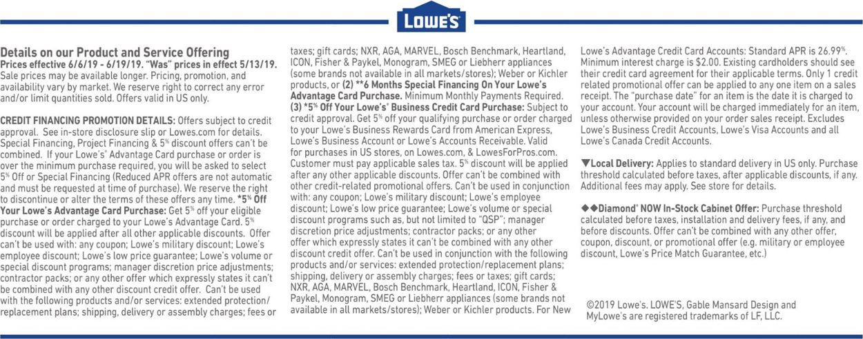 Lowe's Weekly Ad Circular - valid 06/06-06/12/2019 (Page 7)