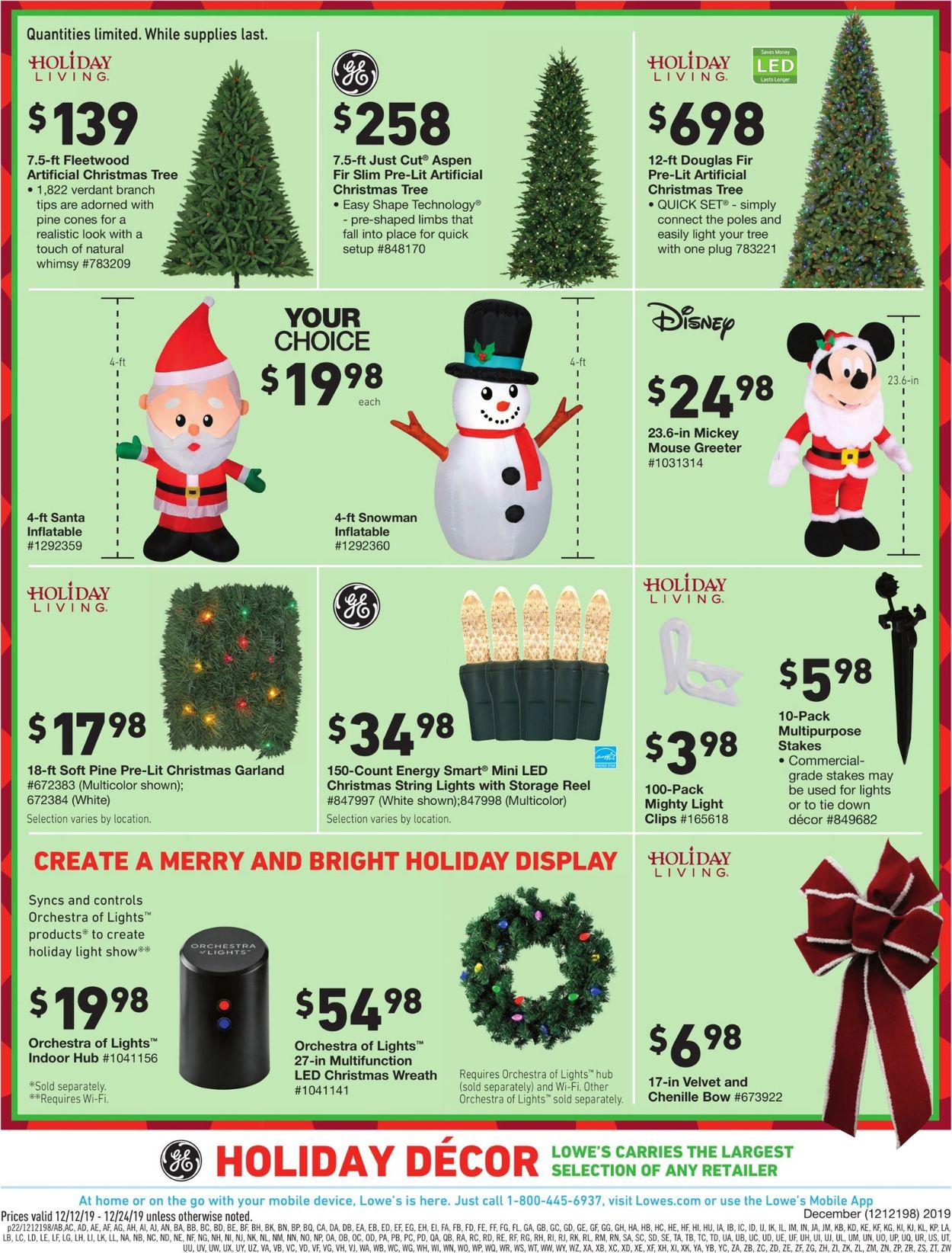 Lowe's - Holidays Ad 2019 Weekly Ad Circular - valid 12/12-12/24/2019 (Page 22)