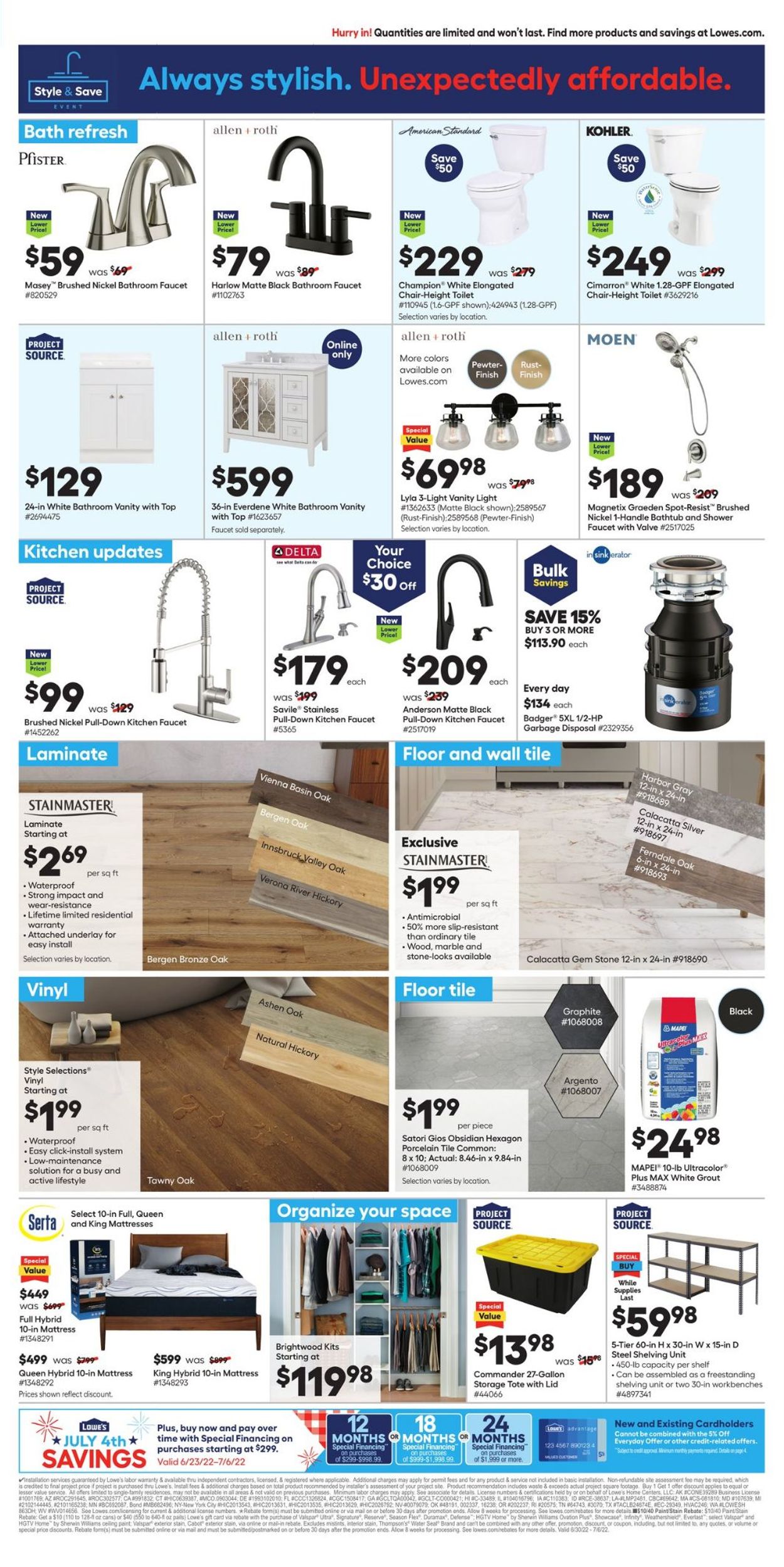 Lowe's - 4th of July Sale Weekly Ad Circular - valid 06/30-07/06/2022 (Page 6)