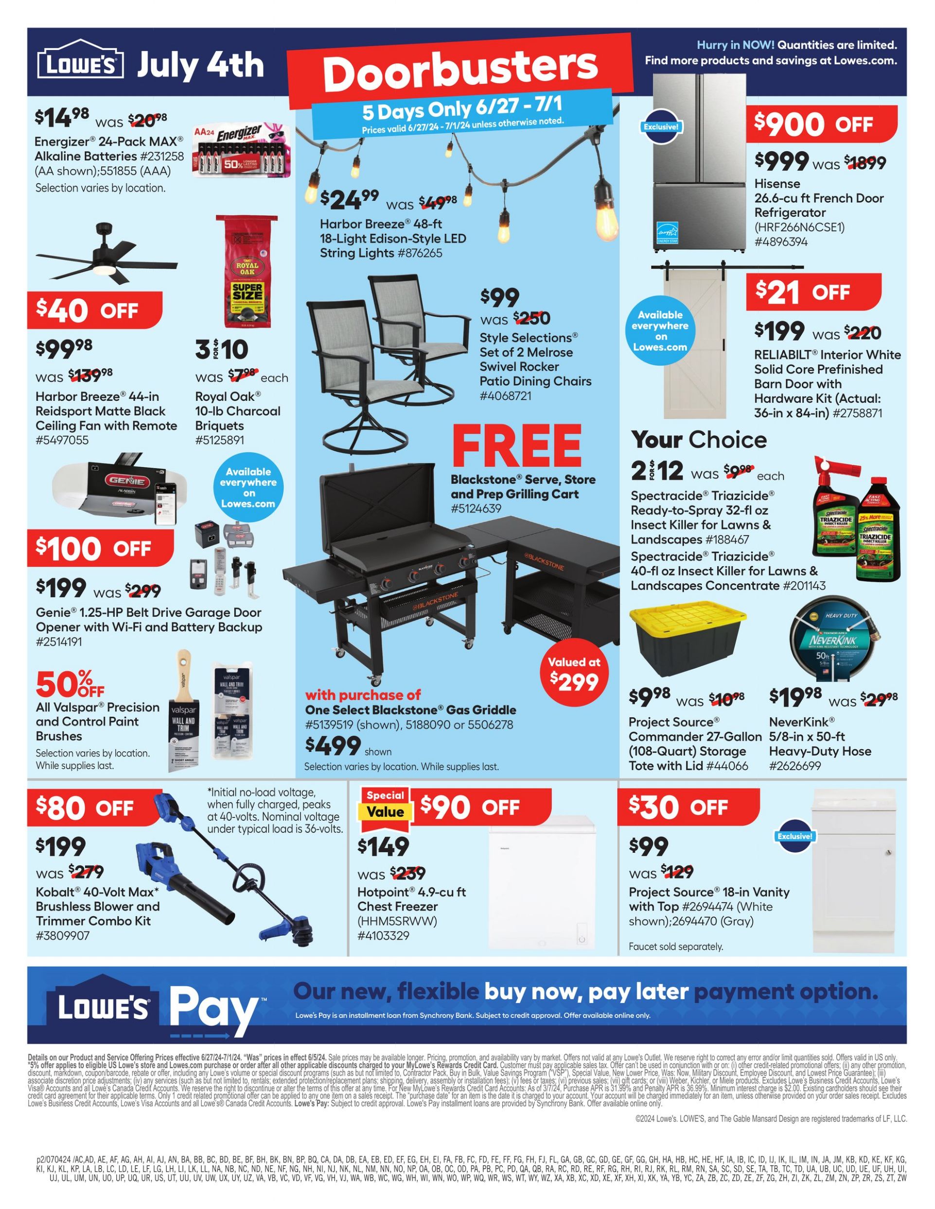 Lowe's Weekly Ad Circular - valid 06/27-07/01/2024 (Page 2)