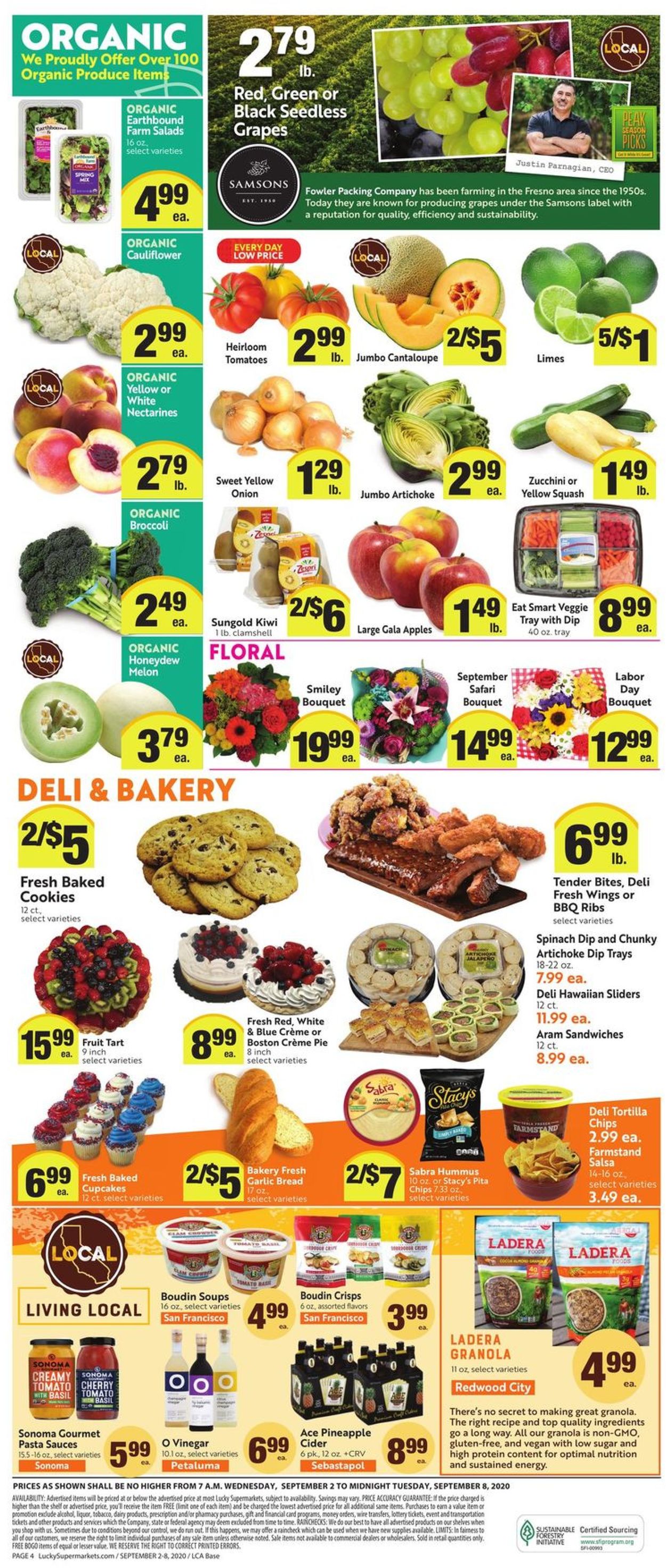 Lucky Supermarkets Weekly Ad Circular - valid 09/02-09/08/2020 (Page 4)