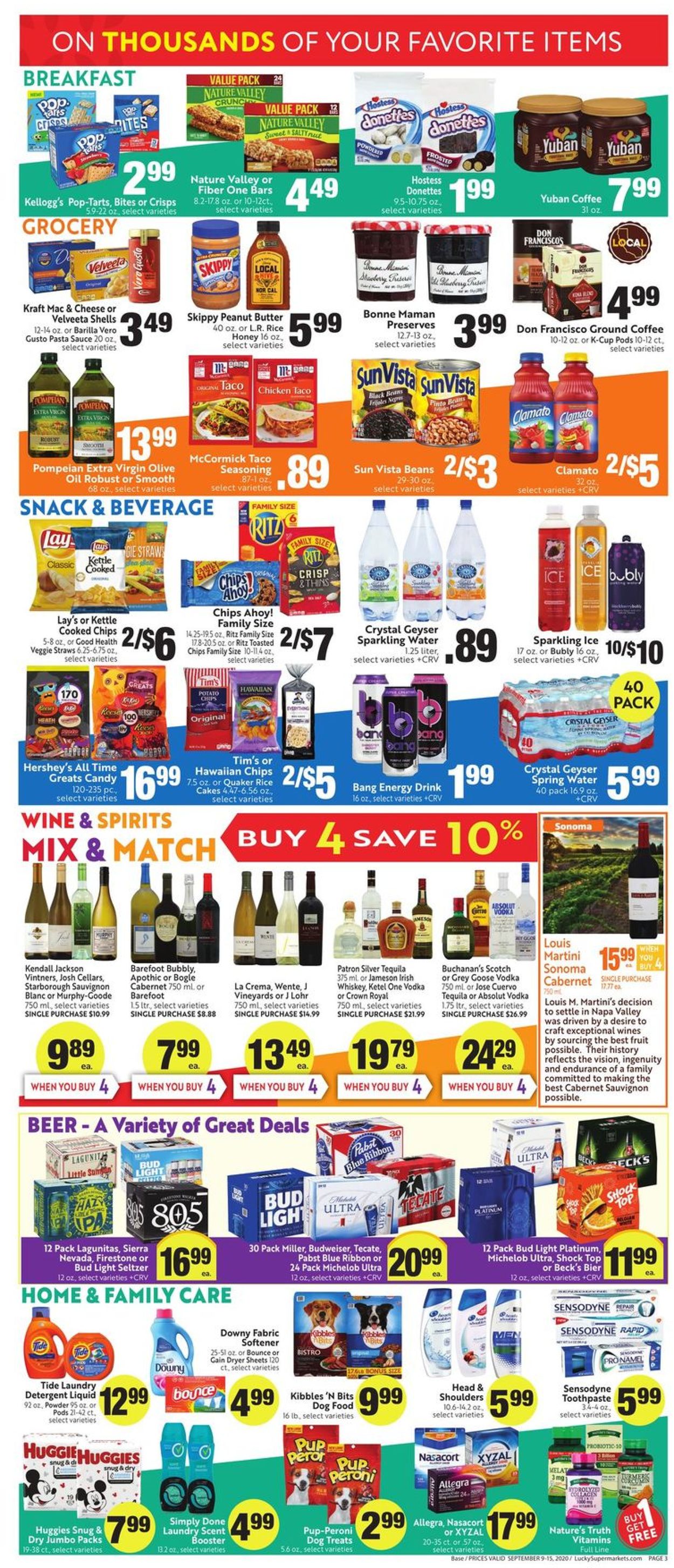 Lucky Supermarkets Weekly Ad Circular - valid 09/09-09/15/2020 (Page 3)