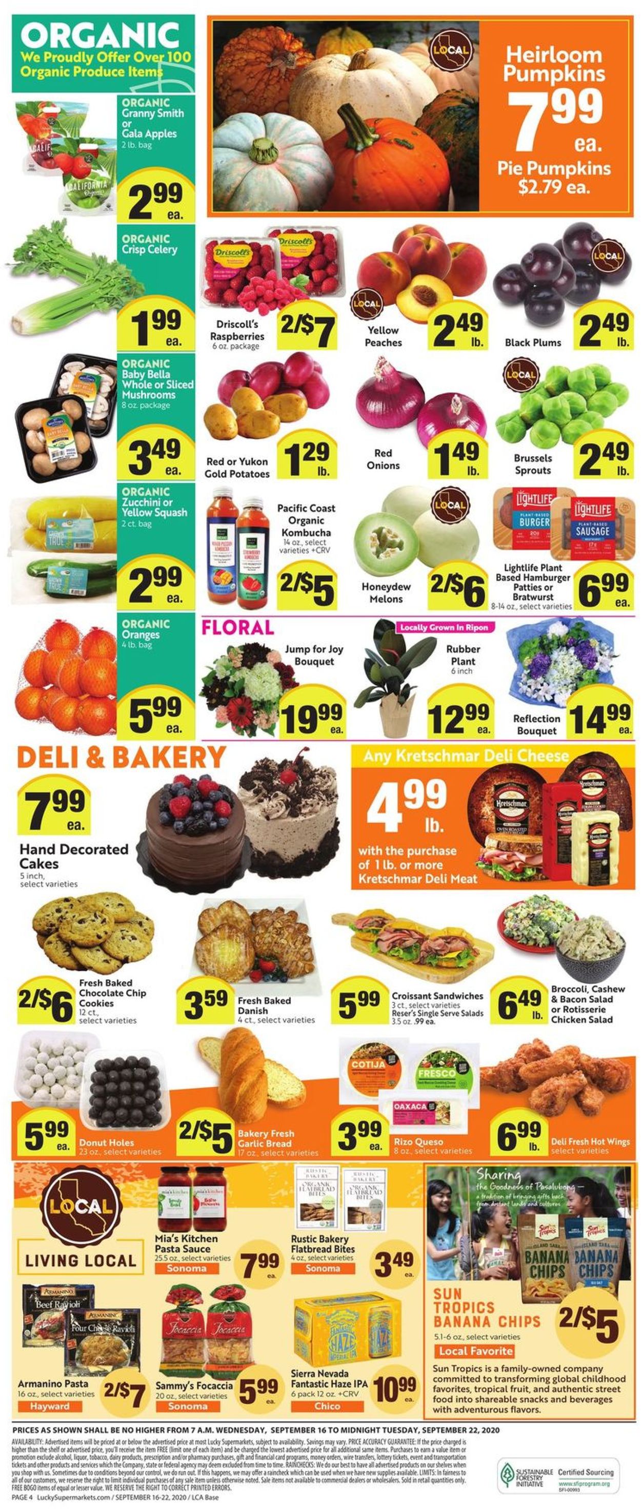 Lucky Supermarkets Weekly Ad Circular - valid 09/16-09/22/2020 (Page 4)