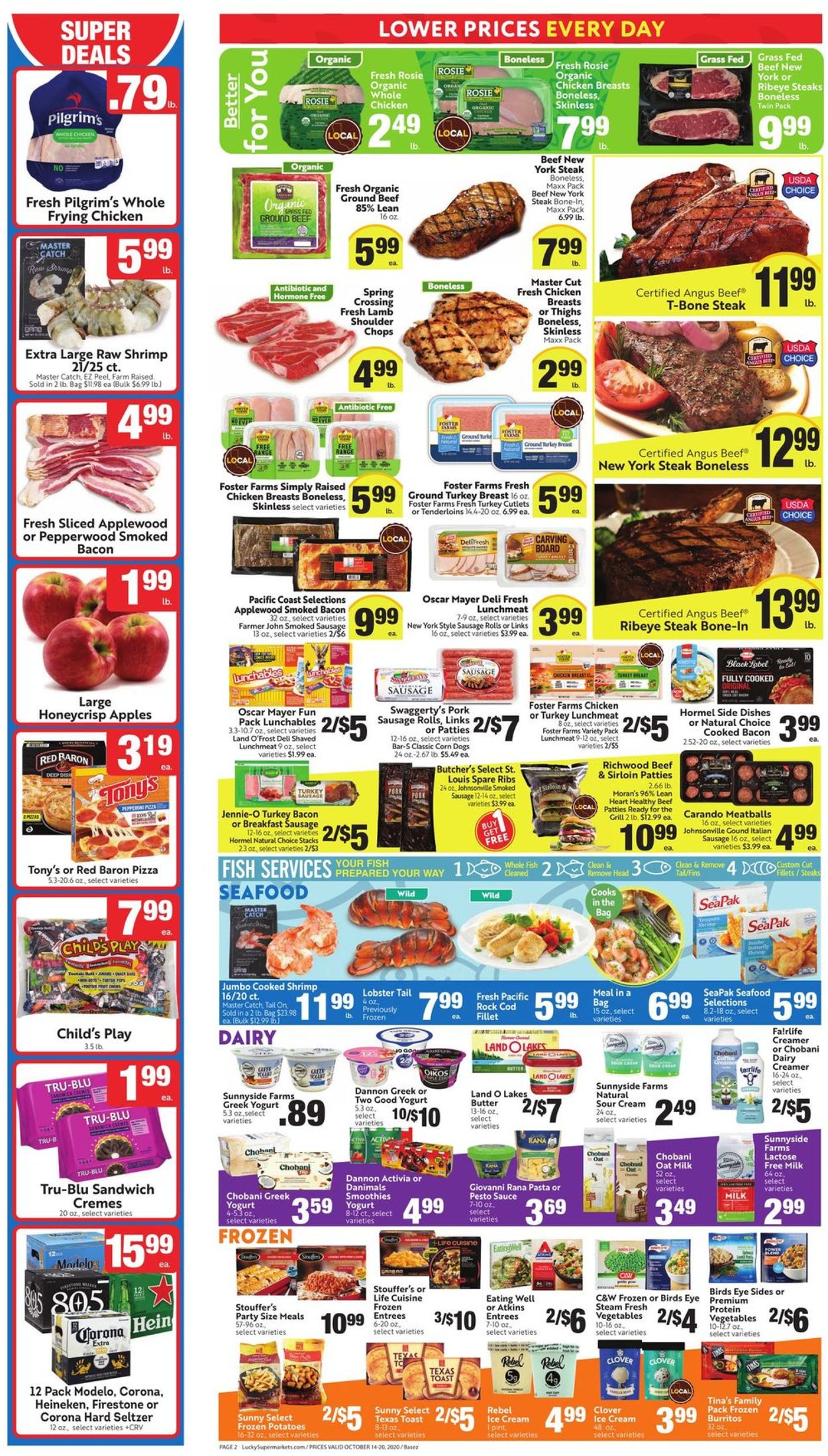 Lucky Supermarkets Weekly Ad Circular - valid 10/14-10/20/2020 (Page 2)