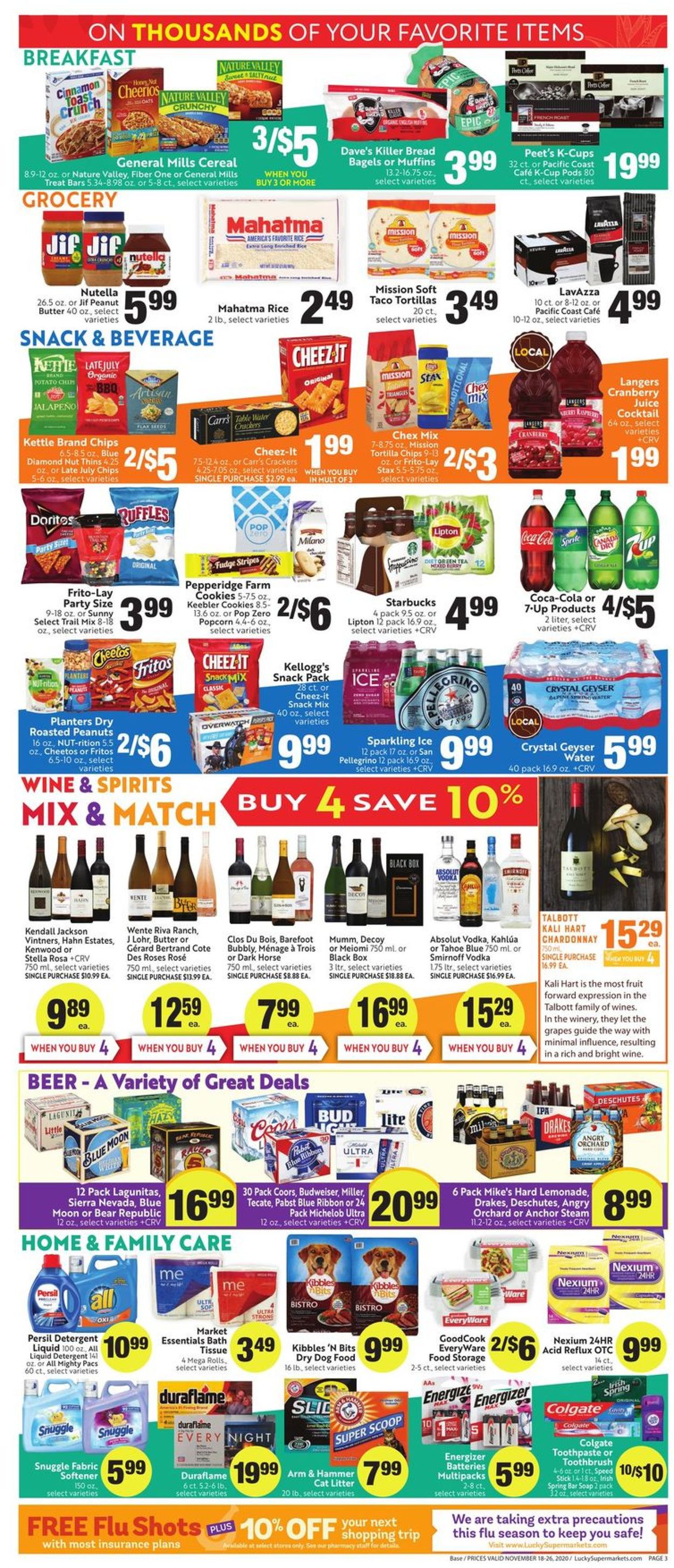 Lucky Supermarkets Thanksgiving ad 2020 Weekly Ad Circular - valid 11/18-11/26/2020 (Page 5)