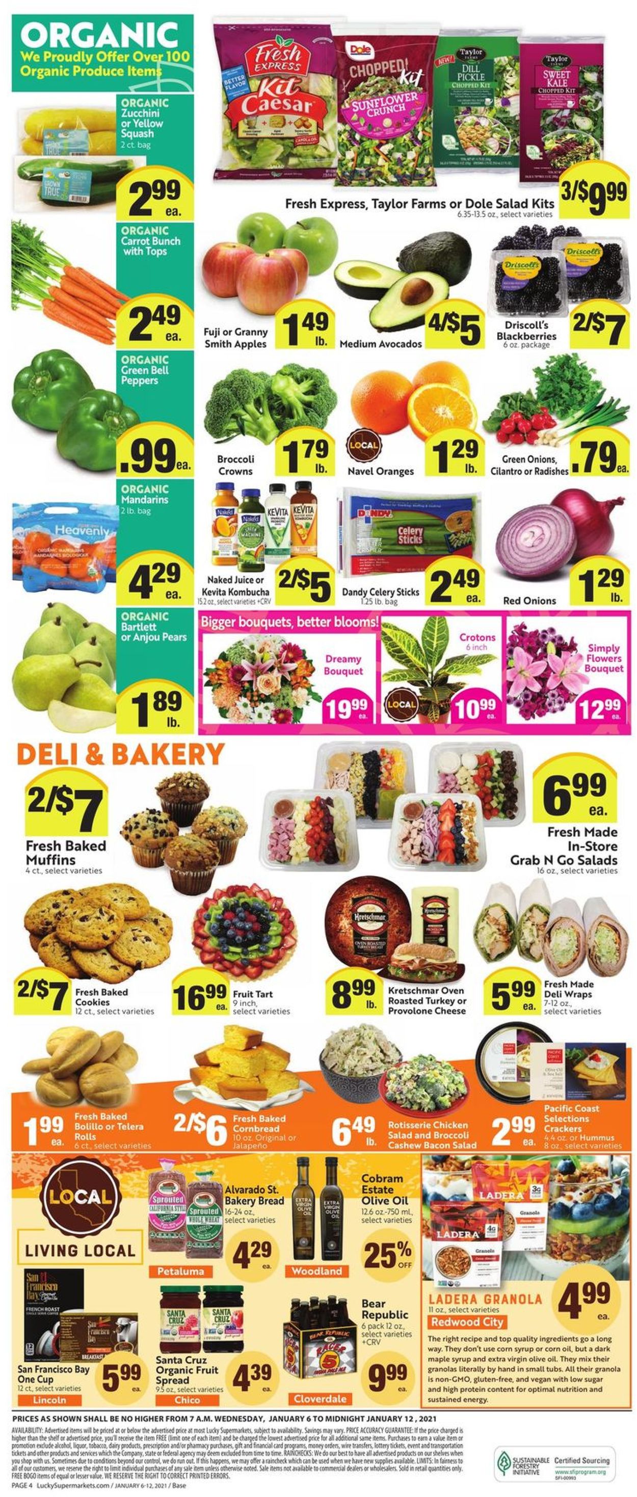Lucky Supermarkets Weekly Ad Circular - valid 01/06-01/12/2021 (Page 4)