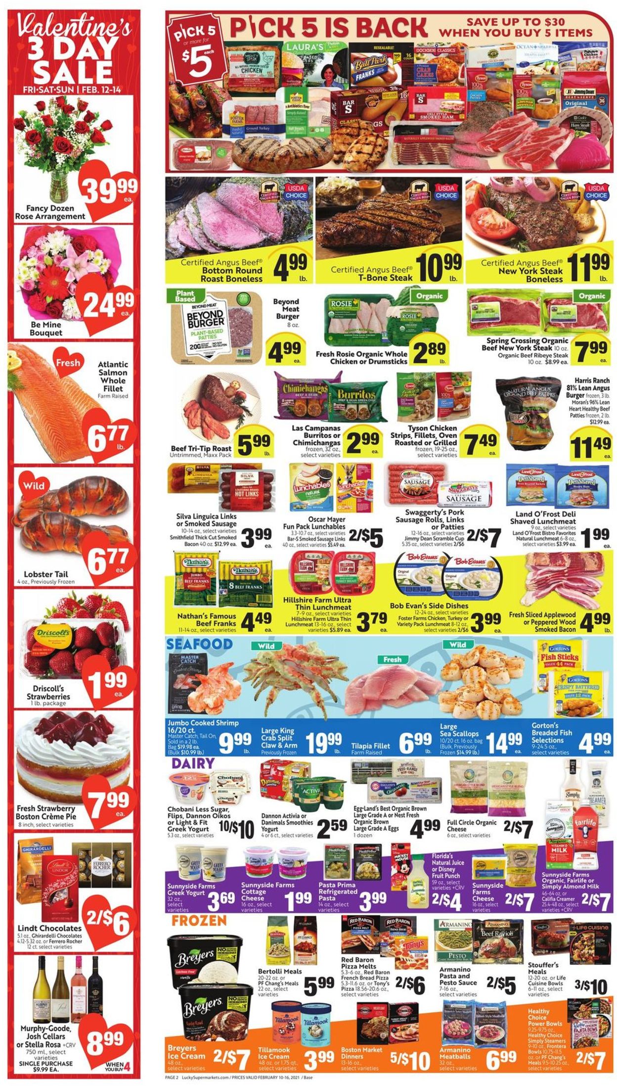 Lucky Supermarkets Weekly Ad Circular - valid 02/10-02/16/2021 (Page 2)