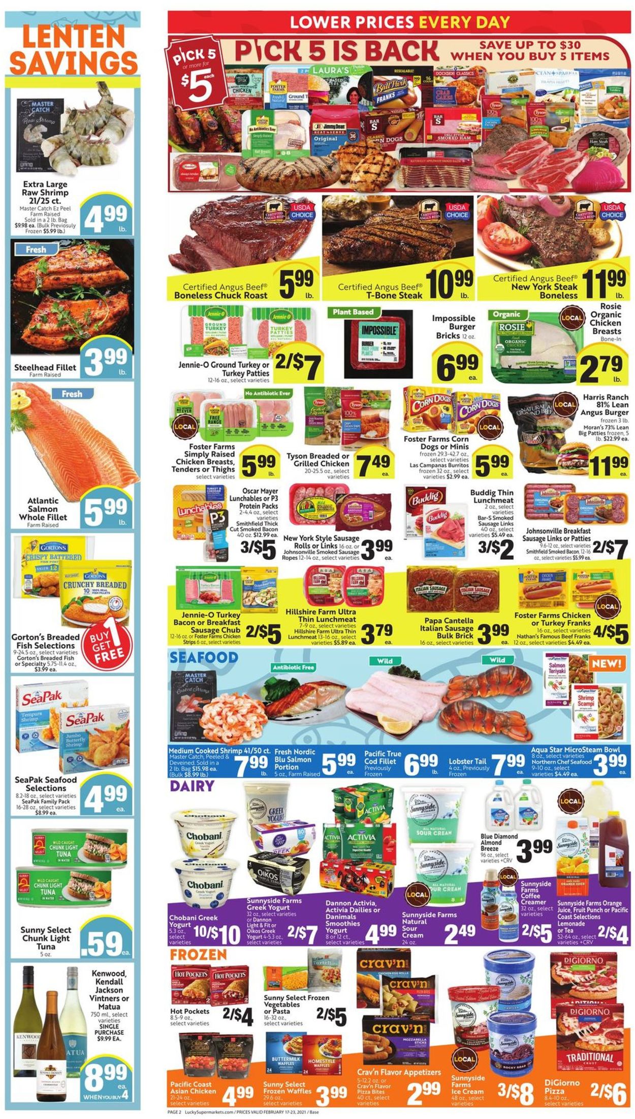 Lucky Supermarkets Weekly Ad Circular - valid 02/17-02/23/2021 (Page 2)